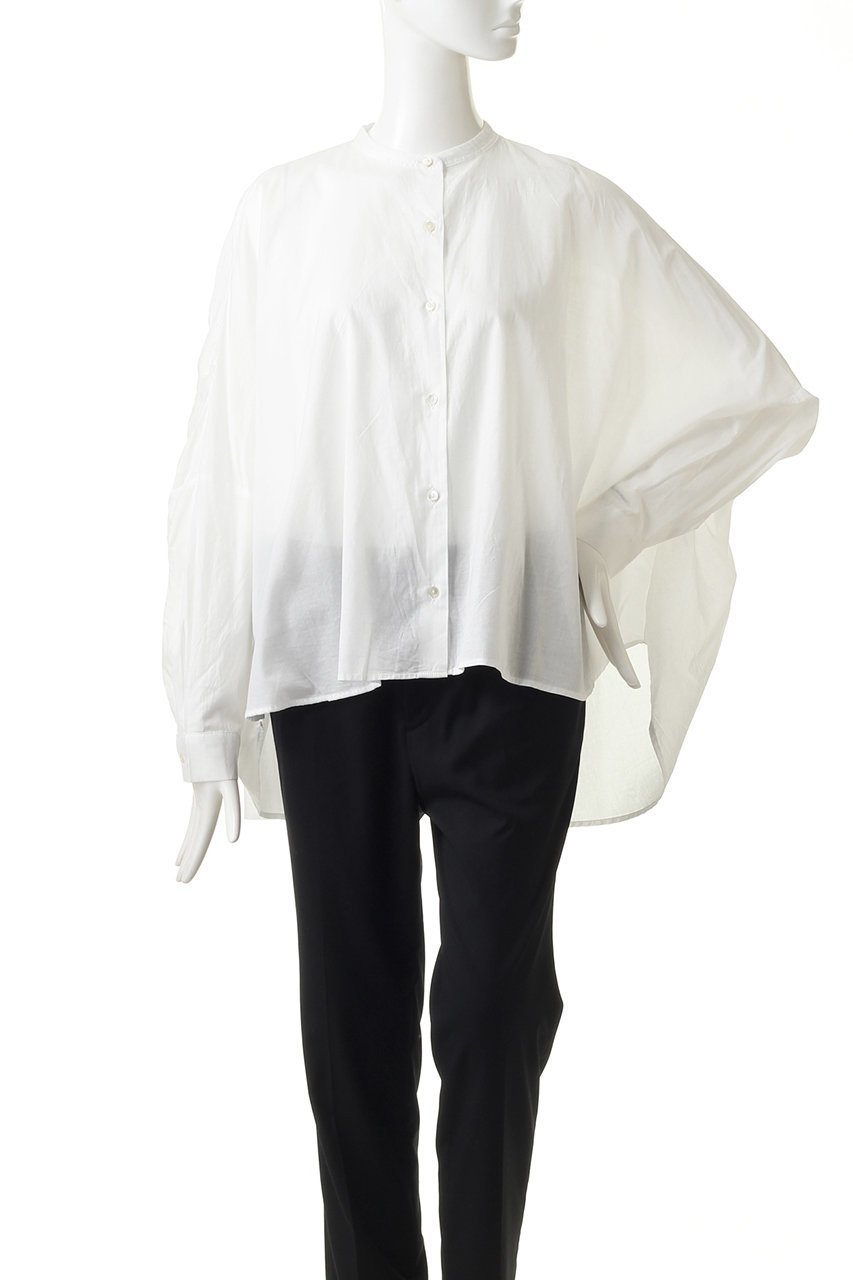 【ミズイロ インド/mizuiro ind】のback gather wide shirt シャツ 人気、トレンドファッション・服の通販 founy(ファニー) 　ファッション　Fashion　レディースファッション　Fashion for Women　トップス・カットソー　Cut & Sew Tops　シャツ・ブラウス・オフィスカジュアル　Elegant Blouses & Button-Ups　おすすめ　Recommended / Our Picks　ギャザー　Gathered, Ruffled　スリーブ　Sleeve, Long Sleeve / Short Sleeve　フェミニン　Feminine, Girly　ボトム　Bottoms, Lower Wear　ロング　Long, Long-Length　ワイド　Wide, Wide Fit　再入荷　Restock / Back in Stock　other-2|ID: prp329100004639250 ipo3291000000033439989