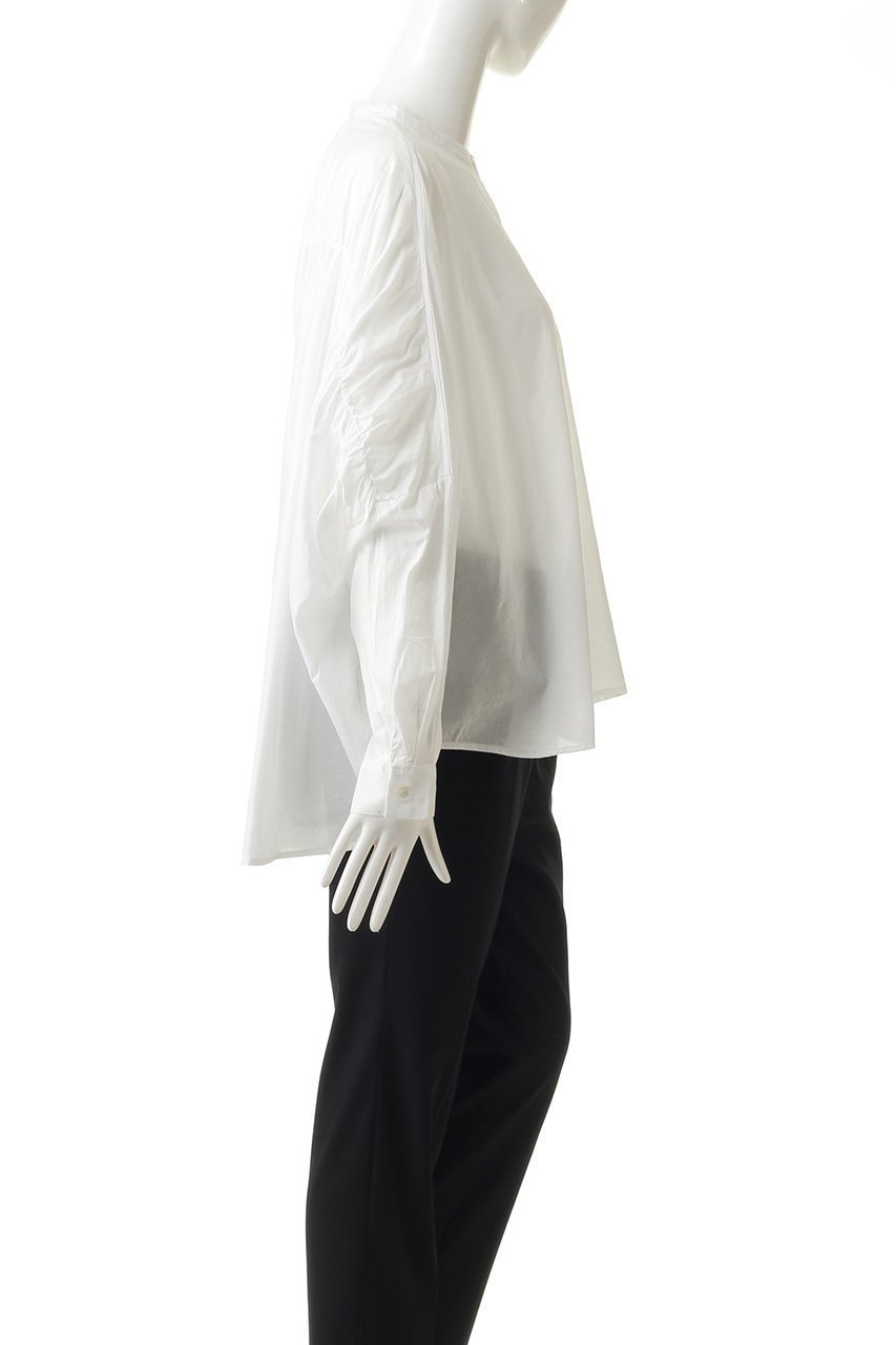【ミズイロ インド/mizuiro ind】のback gather wide shirt シャツ 人気、トレンドファッション・服の通販 founy(ファニー) 　ファッション　Fashion　レディースファッション　Fashion for Women　トップス・カットソー　Cut & Sew Tops　シャツ・ブラウス・オフィスカジュアル　Elegant Blouses & Button-Ups　おすすめ　Recommended / Our Picks　ギャザー　Gathered, Ruffled　スリーブ　Sleeve, Long Sleeve / Short Sleeve　フェミニン　Feminine, Girly　ボトム　Bottoms, Lower Wear　ロング　Long, Long-Length　ワイド　Wide, Wide Fit　再入荷　Restock / Back in Stock　other-3|ID: prp329100004639250 ipo3291000000033439990