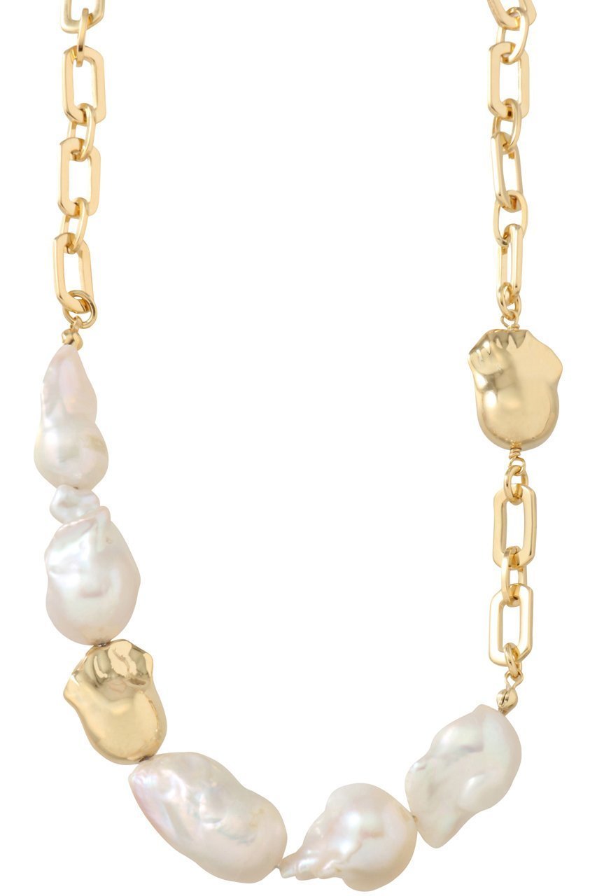 【アルアバイル/allureville】の淡水パールチェーンNC 人気、トレンドファッション・服の通販 founy(ファニー) 　ファッション　Fashion　レディースファッション　Fashion for Women　ジュエリー　Jewelry　ネックレス　Necklaces & Pendants　おすすめ　Recommended / Our Picks　アシンメトリー　Asymmetrical Style　ショート　Short, Short Length　チェーン　Chain, Chain Strap　ネックレス　Necklace, Pendant Necklace　パール　Pearl, Pearl Accent　エレガント 上品　Elegant　 other-1|ID: prp329100004640063 ipo3291000000035816465