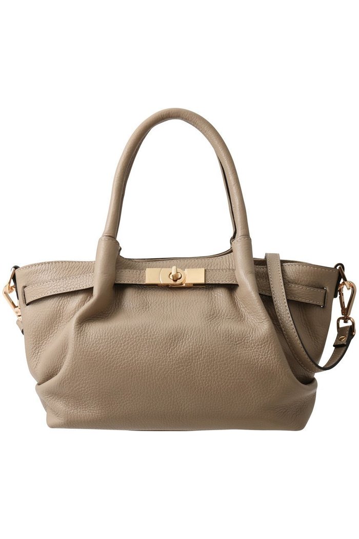 【アナイ/ANAYI】のIターンロック付ハンドBAG インテリア・キッズ・メンズ・レディースファッション・服の通販 founy(ファニー) https://founy.com/ ファッション Fashion レディースファッション Fashion for Women バッグ Bags ハンド Hand, Handmade 定番 Standard, Basic Item |ID: prp329100004640074 ipo3291000000035694391