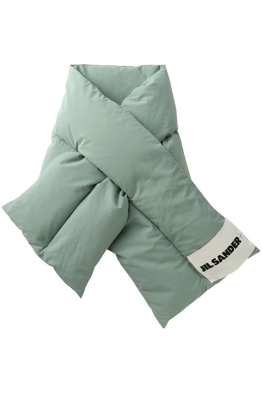 【ジル サンダー/JIL SANDER】の【JIL SANDER+】ダウン スカーフ インテリア・キッズ・メンズ・レディースファッション・服の通販 founy(ファニー) 　ファッション　Fashion　レディースファッション　Fashion for Women　ストール　Soft & Warm Scarves　マフラー・スヌード / 冬小物の定番　Scarves & Mufflers　スカーフ　Scarf, Neckwear　ストール　Stole, Wrap　ダウン　Down, Puffer　フェザー　Feather, Feather Detail　マフラー　Scarf, Muffler　再入荷　Restock / Back in Stock　ミネラル|ID: prp329100004640085 ipo3291000000033788153