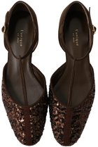 【リュニック エ モア/L'unique et moi】のAir スパンコールフラットシューズ ブラウン|ID:prp329100004640091