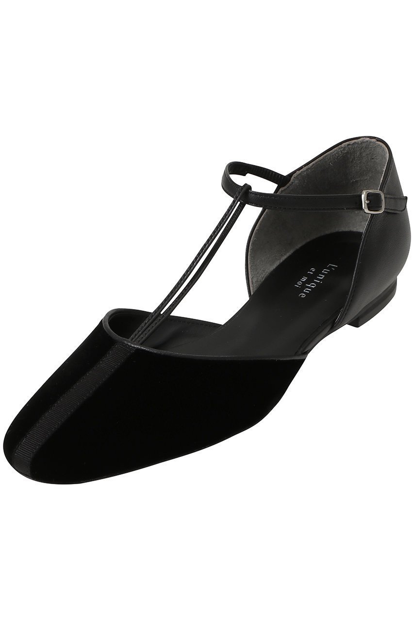 【リュニック エ モア/L'unique et moi】のAir ベルベットフラットシューズ 人気、トレンドファッション・服の通販 founy(ファニー) 　ファッション　Fashion　レディースファッション　Fashion for Women　クラシカル　Classical, Vintage-Inspired　クラシック　Classic, Timeless Style　シューズ　Shoes, Footwear　ソックス　Socks, Hosiery　フラット　Flat, Flat Shoes　ベロア　Velour, Soft Velvet　ラップ　Wrap, Wrap Design　other-5|ID: prp329100004640092 ipo3291000000035816587