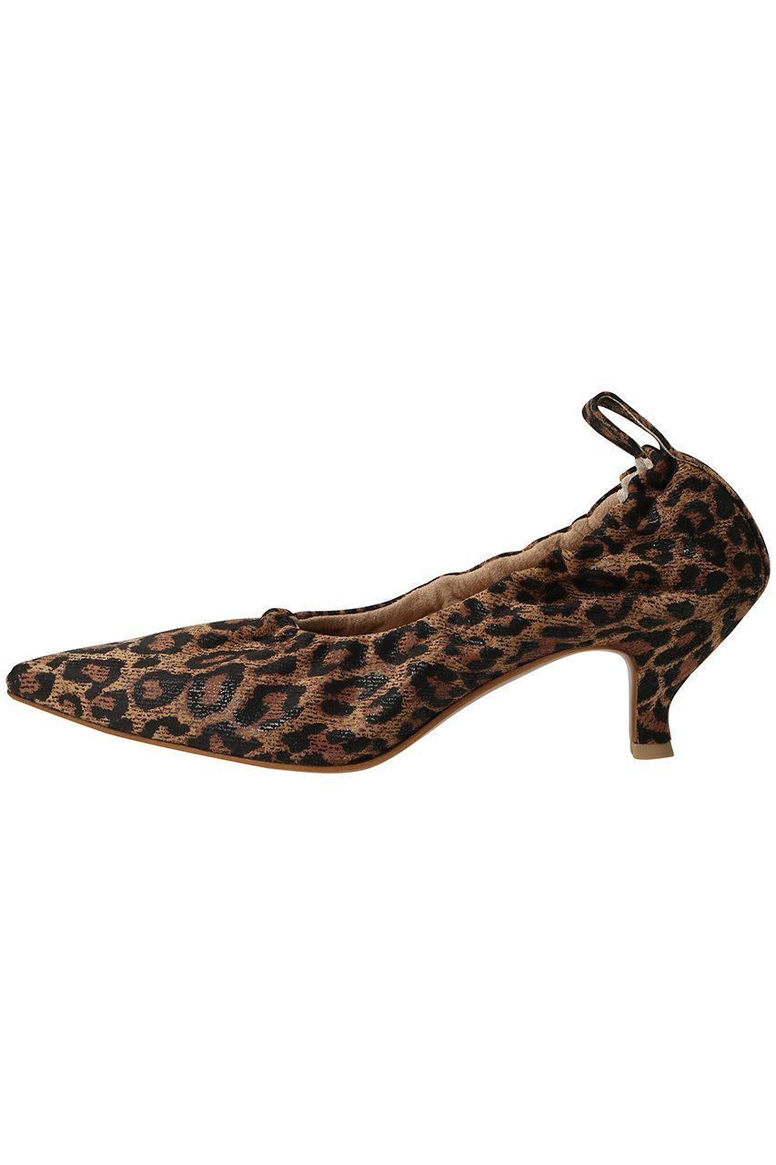 【リュニック エ モア/L'unique et moi】のAlice II ギャザーパンプス 人気、トレンドファッション・服の通販 founy(ファニー) 　ファッション　Fashion　レディースファッション　Fashion for Women　オケージョン　Occasion Wear　ギャザー　Gathered, Ruffled　シャーリング　Shirring, Ruched　フィット　Fit, Slim Fit　レオパード　Leopard, Animal Print　定番　Standard, Basic Item　other-3|ID: prp329100004640094 ipo3291000000035816598