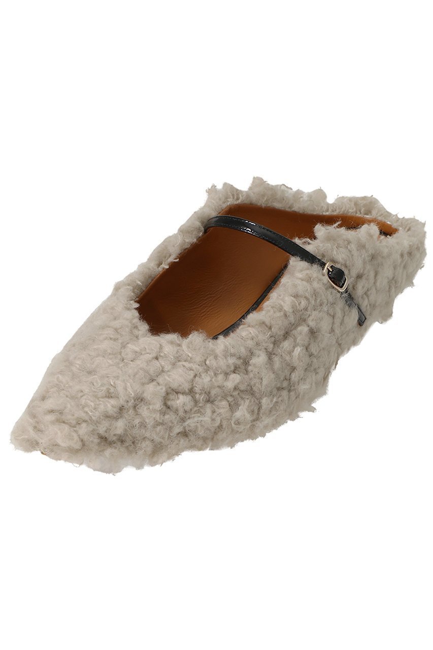 【リュニック エ モア/L'unique et moi】のMouton フラットミュール 人気、トレンドファッション・服の通販 founy(ファニー) 　ファッション　Fashion　レディースファッション　Fashion for Women　2025年　2025　2025-2026秋冬・A/W　Autumn/Winter 2025–26 AW25–26　シューズ　Shoes, Footwear　ソックス　Socks, Hosiery　タイツ　Tights, Legwear　デニム　Denim, Jeans Material　フェミニン　Feminine, Girly　フラット　Flat, Flat Shoes　ミュール　Mule, Backless Shoes　ラグジュアリー　Luxury, Elegant　ラップ　Wrap, Wrap Design　エレガント 上品　Elegant　A/W・秋冬　Autumn/Winter　軽量　Lightweight, Ultra Light　other-5|ID: prp329100004640095 ipo3291000000033449592