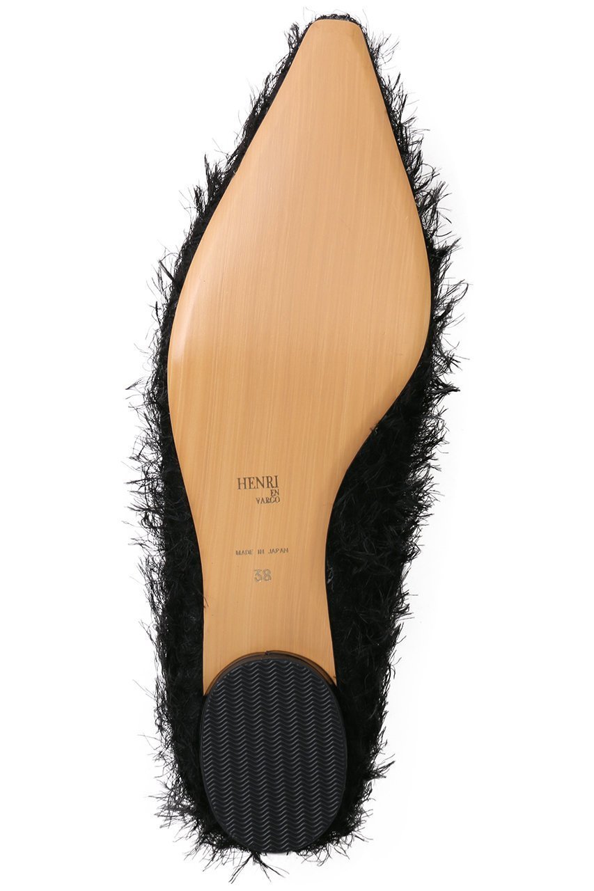 【ヘンリ エン ヴァーゴ/HENRI EN VARGO】の【ELLE SHOP限定】Eileen メタルパーツ付きヘアリーフラットシューズ 人気、トレンドファッション・服の通販 founy(ファニー) 　ファッション　Fashion　レディースファッション　Fashion for Women　シューズ　Shoes, Footwear　シンプル　Simple, Minimal　トレンド　Trend, Trending Now　フラット　Flat, Flat Shoes　メタル　Metal, Metal Parts　other-5|ID: prp329100004640105 ipo3291000000035816634