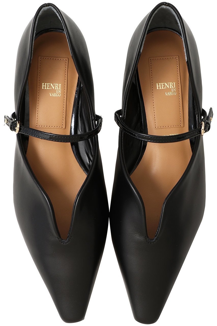 【ヘンリ エン ヴァーゴ/HENRI EN VARGO】のKate ウェーブカットメリージェーン インテリア・キッズ・メンズ・レディースファッション・服の通販 founy(ファニー) 　ファッション　Fashion　レディースファッション　Fashion for Women　ウェーブ　Wavy Pattern　シューズ　Shoes, Footwear　バランス　Balance, Style Balance　パターン　Pattern, Design Print　フラット　Flat, Flat Shoes　ブラック|ID: prp329100004640108 ipo3291000000035816637