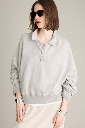 【ブリル/BRILL】 ポロスウェット プルオーバー人気、トレンドファッション・服の通販 founy(ファニー) ファッション Fashion レディースファッション Fashion for Women トップス・カットソー Cut & Sew Tops シャツ・ブラウス・オフィスカジュアル Elegant Blouses & Button-Ups レディースパーカー・カジュアルフーディー Casual Hoodies & Sweatshirts ロングTシャツ・Tシャツ Longline T-Shirts & Tees カジュアルプルオーバー・ニットトップス Pullovers & Knit Tops / Casual Pullovers スウェット・クルーネックトップス Sweatshirts & Crewnecks / Relaxed Fit Sweat Tops カットソー・ベーシックTシャツ Cut-and-Sewn Tops / Stretch Tees & Basics 2025年 2025 2025-2026秋冬・A/W Autumn/Winter 2025–26 AW25–26 ショート Short, Short Length スウェット / スエット Sweatshirt, Sweatwear バランス Balance, Style Balance A/W・秋冬 Autumn/Winter |ID:prp329100004640112