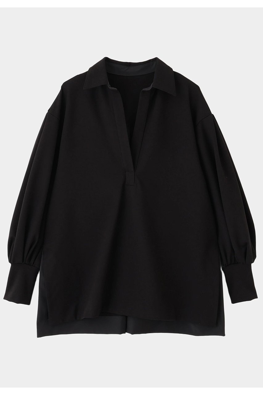 【ル フィル/LE PHIL】のマットダンボール袖タックカットソー 人気、トレンドファッション・服の通販 founy(ファニー) 　ファッション　Fashion　レディースファッション　Fashion for Women　トップス・カットソー　Cut & Sew Tops　シャツ・ブラウス・オフィスカジュアル　Elegant Blouses & Button-Ups　ロングTシャツ・Tシャツ　Longline T-Shirts & Tees　カットソー・ベーシックTシャツ　Cut-and-Sewn Tops / Stretch Tees & Basics　2025年　2025　2025-2026秋冬・A/W　Autumn/Winter 2025–26 AW25–26　カットソー　Cut and Sewn Top　スキッパー　Skipper, Open Collar　スリーブ　Sleeve, Long Sleeve / Short Sleeve　バランス　Balance, Style Balance　ビッグ　Big, Oversized　ロング　Long, Long-Length　エレガント 上品　Elegant　A/W・秋冬　Autumn/Winter　 other-1|ID: prp329100004640113 ipo3291000000033449748