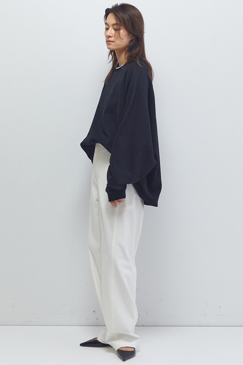【プルミエ アロンディスモン/1er Arrondissement】の【COGTHEBIGSMOKE】“KAYA”タックヘムトップス 人気、トレンドファッション・服の通販 founy(ファニー) 　ファッション　Fashion　レディースファッション　Fashion for Women　トップス・カットソー　Cut & Sew Tops　シャツ・ブラウス・オフィスカジュアル　Elegant Blouses & Button-Ups　ロングTシャツ・Tシャツ　Longline T-Shirts & Tees　カットソー・ベーシックTシャツ　Cut-and-Sewn Tops / Stretch Tees & Basics　2025年　2025　2025-2026秋冬・A/W　Autumn/Winter 2025–26 AW25–26　コレクション　Collection, Seasonal Line　スウェット / スエット　Sweatshirt, Sweatwear　スリーブ　Sleeve, Long Sleeve / Short Sleeve　トレンド　Trend, Trending Now　フォルム　Silhouette, Form　リアル　Real, Realistic　ロング　Long, Long-Length　ロンドン　London Style, British Inspired　A/W・秋冬　Autumn/Winter　other-6|ID: prp329100004640115 ipo3291000000033449772