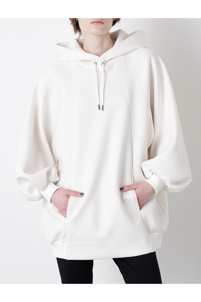 【ヒューエルミュージアム/hueLe Museum】の【STUMBLY】Air Double Knit Hoody インテリア・キッズ・メンズ・レディースファッション・服の通販 founy(ファニー) https://founy.com/ ファッション Fashion レディースファッション Fashion for Women トップス・カットソー Cut & Sew Tops ニット Knit Tops & Sweaters シャツ・ブラウス・オフィスカジュアル Elegant Blouses & Button-Ups レディースパーカー・カジュアルフーディー Casual Hoodies & Sweatshirts ロングTシャツ・Tシャツ Longline T-Shirts & Tees スウェット・クルーネックトップス Sweatshirts & Crewnecks / Relaxed Fit Sweat Tops カットソー・ベーシックTシャツ Cut-and-Sewn Tops / Stretch Tees & Basics カッティング Cutting Detail パターン Pattern, Design Print メタル Metal, Metal Parts エレガント 上品 Elegant |ID: prp329100004640121 ipo3291000000033449813