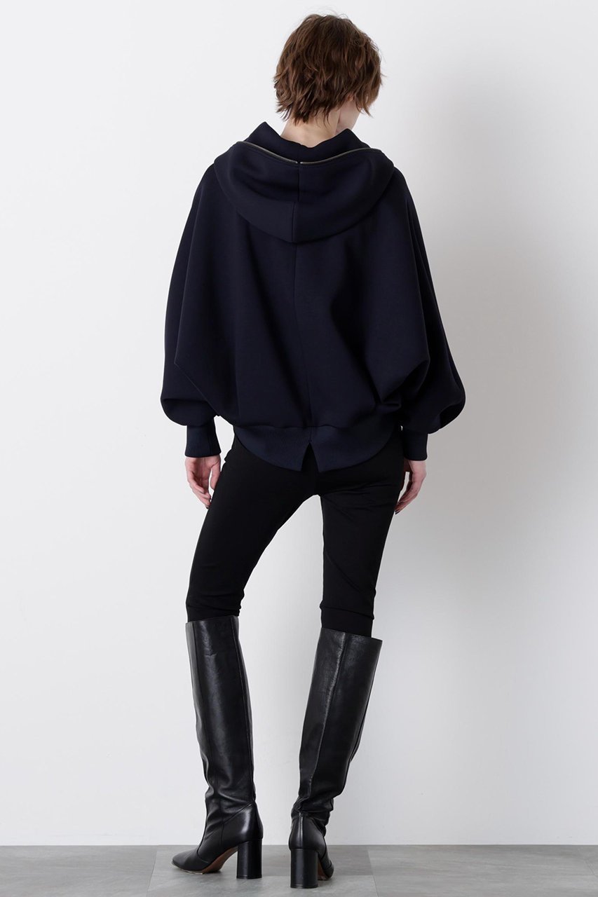 【ヒューエルミュージアム/hueLe Museum】の【STUMBLY】Air Double Knit Hood Zip Up 人気、トレンドファッション・服の通販 founy(ファニー) 　ファッション　Fashion　レディースファッション　Fashion for Women　トップス・カットソー　Cut & Sew Tops　ニット　Knit Tops & Sweaters　シャツ・ブラウス・オフィスカジュアル　Elegant Blouses & Button-Ups　レディースパーカー・カジュアルフーディー　Casual Hoodies & Sweatshirts　ロングTシャツ・Tシャツ　Longline T-Shirts & Tees　スウェット・クルーネックトップス　Sweatshirts & Crewnecks / Relaxed Fit Sweat Tops　カットソー・ベーシックTシャツ　Cut-and-Sewn Tops / Stretch Tees & Basics　2025年　2025　2025-2026秋冬・A/W　Autumn/Winter 2025–26 AW25–26　アイレット　Eyelet Lace　アクリル　Acrylic Material　スポーティ　Sporty, Casual Athletic　ポケット　Pocket, Pocket Detail　A/W・秋冬　Autumn/Winter　other-5|ID: prp329100004640122 ipo3291000000033449828