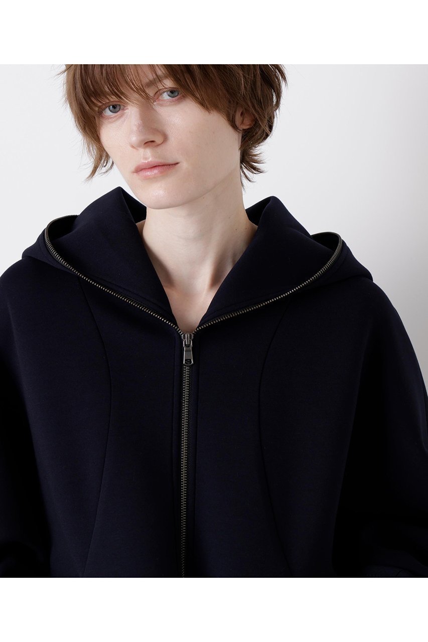 【ヒューエルミュージアム/hueLe Museum】の【STUMBLY】Air Double Knit Hood Zip Up 人気、トレンドファッション・服の通販 founy(ファニー) 　ファッション　Fashion　レディースファッション　Fashion for Women　トップス・カットソー　Cut & Sew Tops　ニット　Knit Tops & Sweaters　シャツ・ブラウス・オフィスカジュアル　Elegant Blouses & Button-Ups　レディースパーカー・カジュアルフーディー　Casual Hoodies & Sweatshirts　ロングTシャツ・Tシャツ　Longline T-Shirts & Tees　スウェット・クルーネックトップス　Sweatshirts & Crewnecks / Relaxed Fit Sweat Tops　カットソー・ベーシックTシャツ　Cut-and-Sewn Tops / Stretch Tees & Basics　2025年　2025　2025-2026秋冬・A/W　Autumn/Winter 2025–26 AW25–26　アイレット　Eyelet Lace　アクリル　Acrylic Material　スポーティ　Sporty, Casual Athletic　ポケット　Pocket, Pocket Detail　A/W・秋冬　Autumn/Winter　other-6|ID: prp329100004640122 ipo3291000000033449829