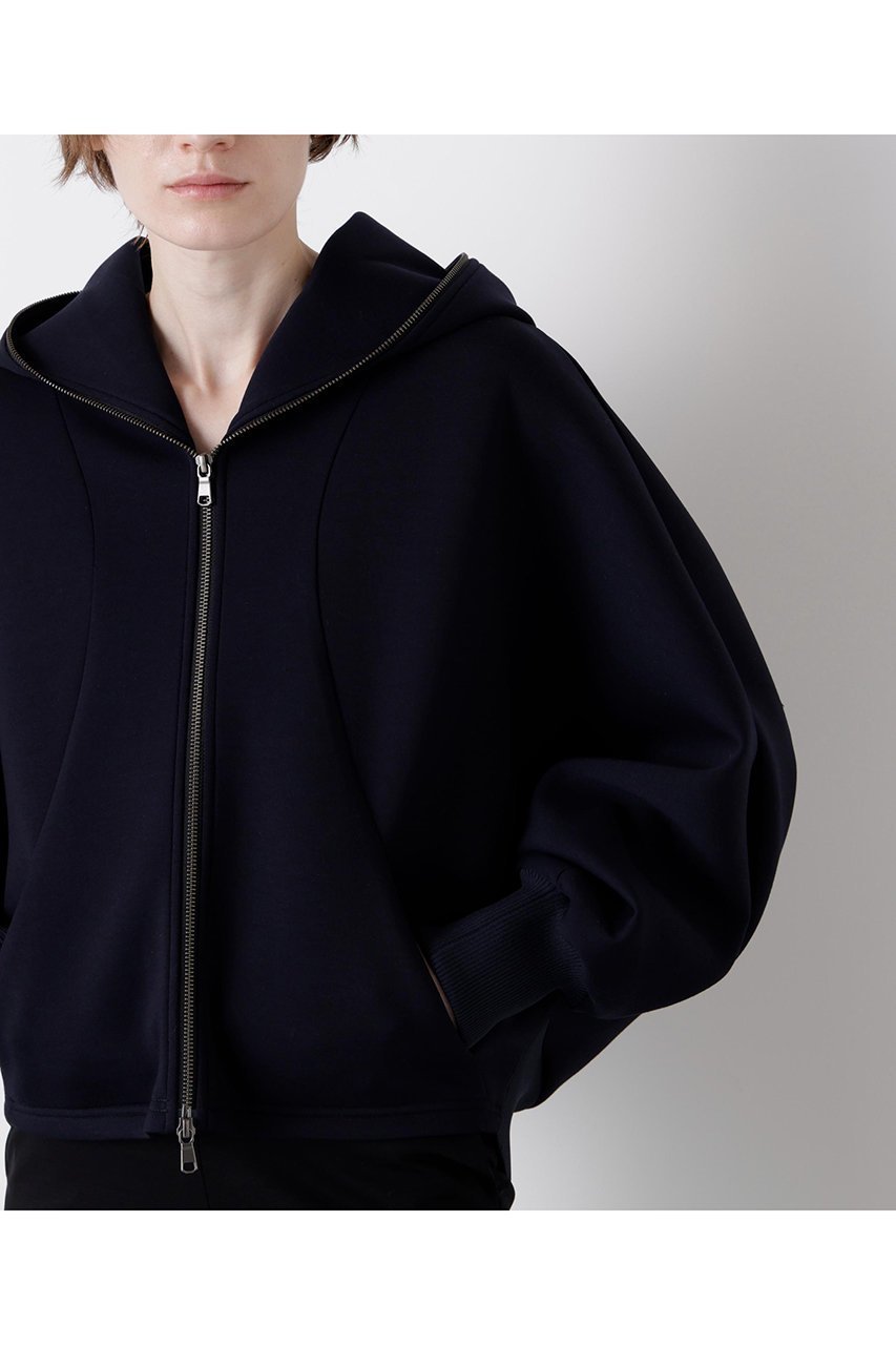 【ヒューエルミュージアム/hueLe Museum】の【STUMBLY】Air Double Knit Hood Zip Up 人気、トレンドファッション・服の通販 founy(ファニー) 　ファッション　Fashion　レディースファッション　Fashion for Women　トップス・カットソー　Cut & Sew Tops　ニット　Knit Tops & Sweaters　シャツ・ブラウス・オフィスカジュアル　Elegant Blouses & Button-Ups　レディースパーカー・カジュアルフーディー　Casual Hoodies & Sweatshirts　ロングTシャツ・Tシャツ　Longline T-Shirts & Tees　スウェット・クルーネックトップス　Sweatshirts & Crewnecks / Relaxed Fit Sweat Tops　カットソー・ベーシックTシャツ　Cut-and-Sewn Tops / Stretch Tees & Basics　2025年　2025　2025-2026秋冬・A/W　Autumn/Winter 2025–26 AW25–26　アイレット　Eyelet Lace　アクリル　Acrylic Material　スポーティ　Sporty, Casual Athletic　ポケット　Pocket, Pocket Detail　A/W・秋冬　Autumn/Winter　other-7|ID: prp329100004640122 ipo3291000000033449830