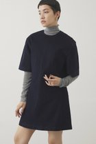 【ウィムガゼット/Whim Gazette】の【THE PAUSE】フロッキーデニムミニワンピース ネイビー|ID:prp329100004640126