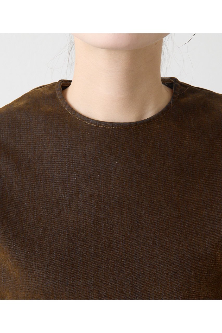 【ウィムガゼット/Whim Gazette】の【THE PAUSE】フロッキーデニムミニワンピース 人気、トレンドファッション・服の通販 founy(ファニー) 　ファッション　Fashion　レディースファッション　Fashion for Women　ワンピース　Dresses　チュニック　Tunic Tops & Dresses　おすすめ　Recommended / Our Picks　インナー　Innerwear　クール　Cool, Chic　シェイプ　Shape, Slim Fit　チュニック　Tunic, Long Top　デニム　Denim, Jeans Material　ビンテージ　Vintage, Retro Style　other-7|ID: prp329100004640126 ipo3291000000035861099