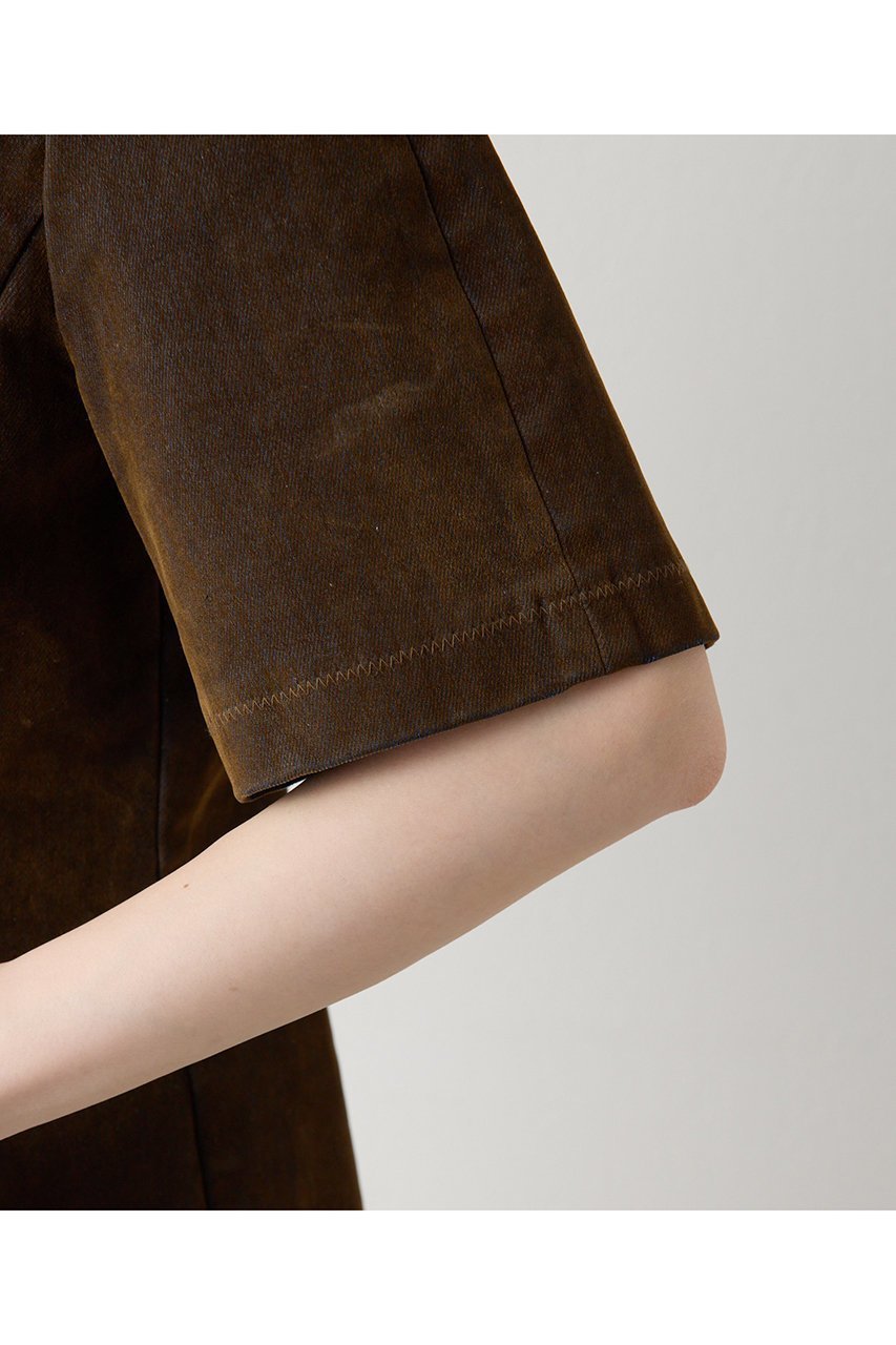 【ウィムガゼット/Whim Gazette】の【THE PAUSE】フロッキーデニムミニワンピース 人気、トレンドファッション・服の通販 founy(ファニー) 　ファッション　Fashion　レディースファッション　Fashion for Women　ワンピース　Dresses　チュニック　Tunic Tops & Dresses　おすすめ　Recommended / Our Picks　インナー　Innerwear　クール　Cool, Chic　シェイプ　Shape, Slim Fit　チュニック　Tunic, Long Top　デニム　Denim, Jeans Material　ビンテージ　Vintage, Retro Style　other-8|ID: prp329100004640126 ipo3291000000035879139