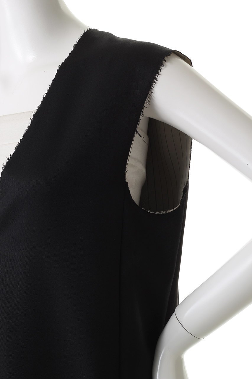 【イレーヴ/YLEVE】のウール モヘヤ ギャバ × ビスコース コットン サテン ワンピース 人気、トレンドファッション・服の通販 founy(ファニー) 　ファッション　Fashion　レディースファッション　Fashion for Women　ワンピース　Dresses　チュニック　Tunic Tops & Dresses　2025年　2025　2025-2026秋冬・A/W　Autumn/Winter 2025–26 AW25–26　インナー　Innerwear　サテン　Satin, Glossy Fabric　チュニック　Tunic, Long Top　ノースリーブ　Sleeveless, No-Sleeve　ロング　Long, Long-Length　A/W・秋冬　Autumn/Winter　other-5|ID: prp329100004640127 ipo3291000000033449875