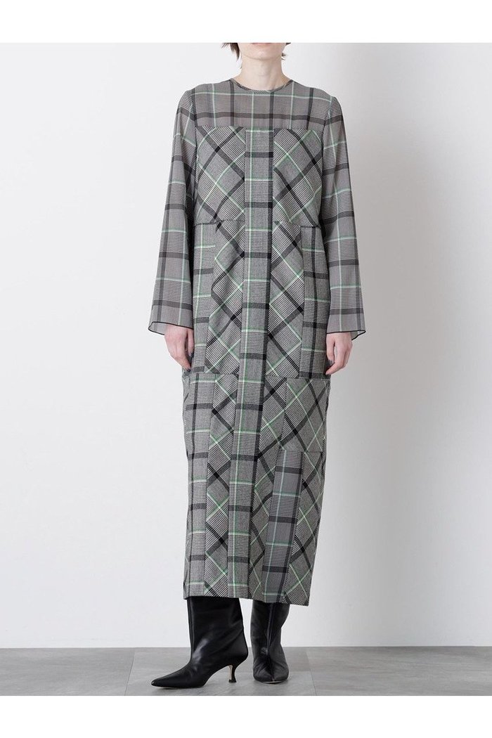 【ヒューエルミュージアム/hueLe Museum】の【STUMBLY】Sheer Combination Pattern Dress インテリア・キッズ・メンズ・レディースファッション・服の通販 founy(ファニー) https://founy.com/ ファッション Fashion レディースファッション Fashion for Women ワンピース Dresses フォーマル・パーティードレス・結婚式用ドレス Elegant & Casual Dresses チュニック Tunic Tops & Dresses 2025年 2025 2025-2026秋冬・A/W Autumn/Winter 2025–26 AW25–26 チェック Check, Plaid, Tartan チュニック Tunic, Long Top ドレス Dress, One-Piece パッチワーク Patchwork, Mixed Fabric プリント Print, Printed Pattern ランダム Random, Irregular ロング Long, Long-Length 無地 Plain, Solid Color A/W・秋冬 Autumn/Winter |ID: prp329100004640129 ipo3291000000033449886