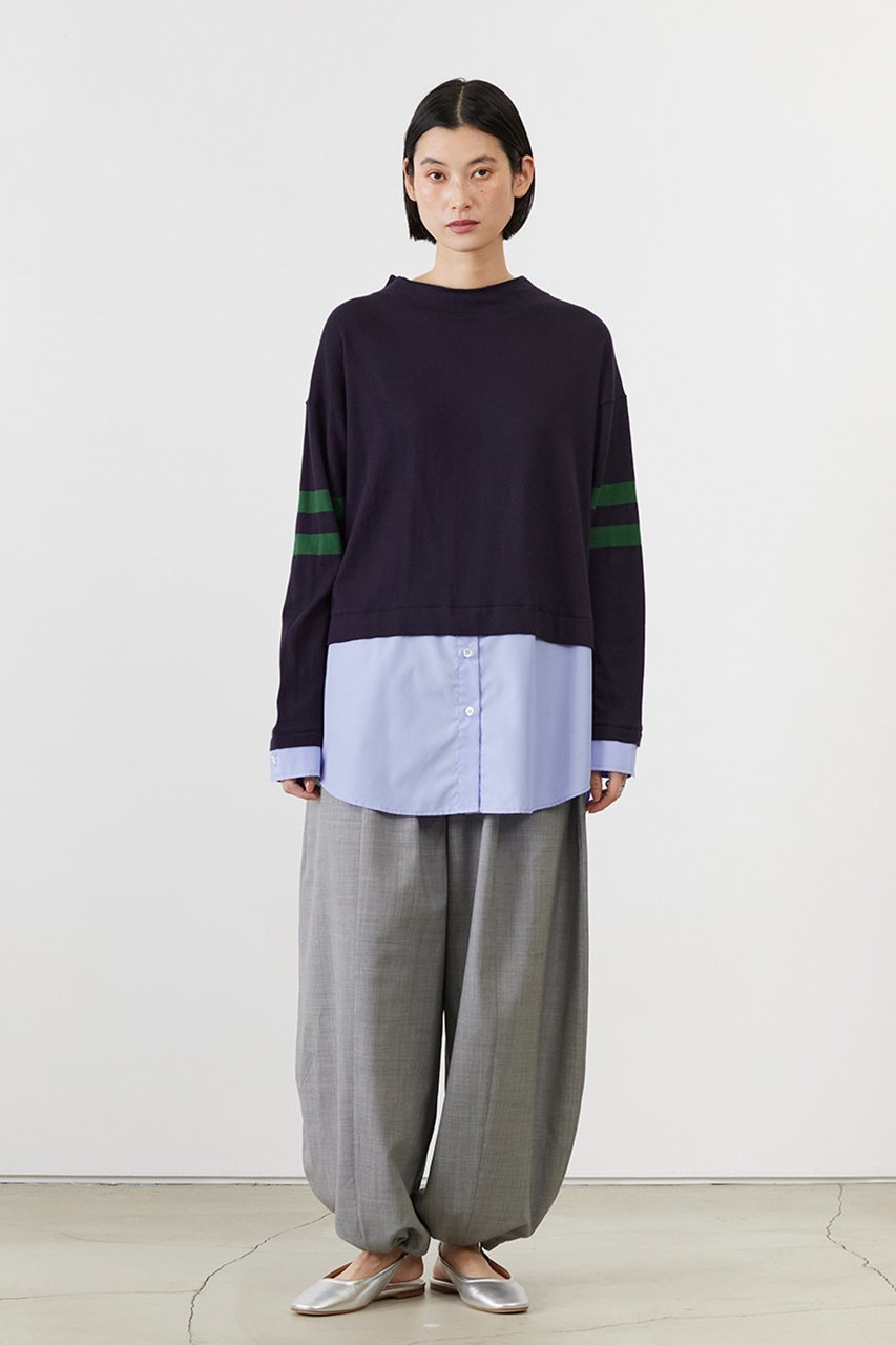 【アダワス/ADAWAS】のSEA アイランドコットン レイヤード チュニック 人気、トレンドファッション・服の通販 founy(ファニー) 　ファッション　Fashion　レディースファッション　Fashion for Women　ワンピース　Dresses　チュニック　Tunic Tops & Dresses　2025年　2025　2025-2026秋冬・A/W　Autumn/Winter 2025–26 AW25–26　なめらか　Smooth, Silky Texture　タイプライター　Typewriter Fabric, Crisp Cotton　チュニック　Tunic, Long Top　A/W・秋冬　Autumn/Winter　other-6|ID: prp329100004640130 ipo3291000000033449903