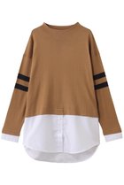 【アダワス/ADAWAS】のSEA アイランドコットン レイヤード チュニック 人気、トレンドファッション・服の通販 founy(ファニー) ファッション Fashion レディースファッション Fashion for Women ワンピース Dresses チュニック Tunic Tops & Dresses なめらか Smooth, Silky Texture タイプライター Typewriter Fabric, Crisp Cotton チュニック Tunic, Long Top thumbnail キャメル|ID: prp329100004640130 ipo3291000000035694441