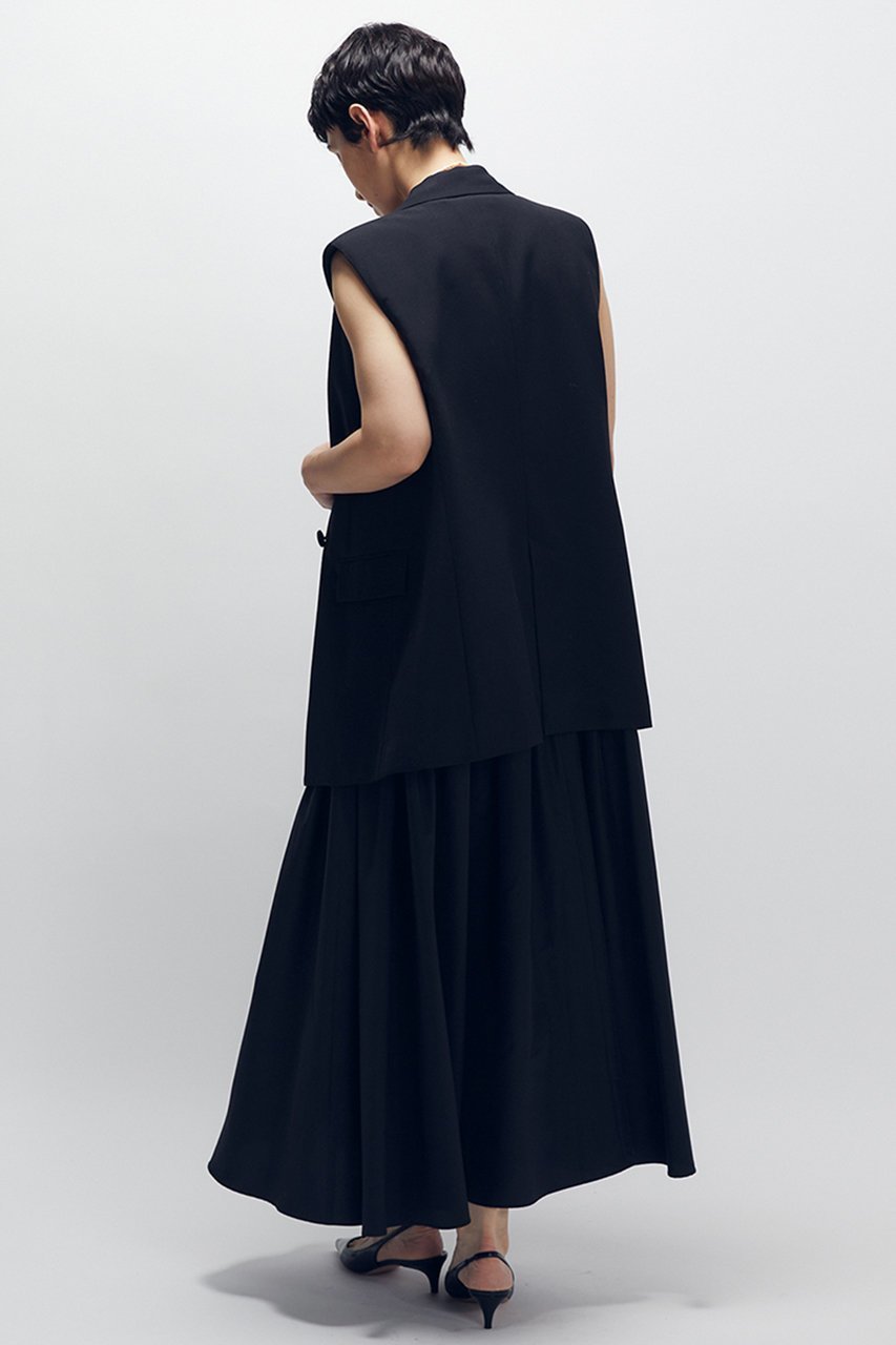 【プルミエ アロンディスモン/1er Arrondissement】のライトタイプライターワンピース 人気、トレンドファッション・服の通販 founy(ファニー) 　ファッション　Fashion　レディースファッション　Fashion for Women　ワンピース　Dresses　チュニック　Tunic Tops & Dresses　おすすめ　Recommended / Our Picks　タイプライター　Typewriter Fabric, Crisp Cotton　チュニック　Tunic, Long Top　ノースリーブ　Sleeveless, No-Sleeve　ロング　Long, Long-Length　other-4|ID: prp329100004640131 ipo3291000000035798140