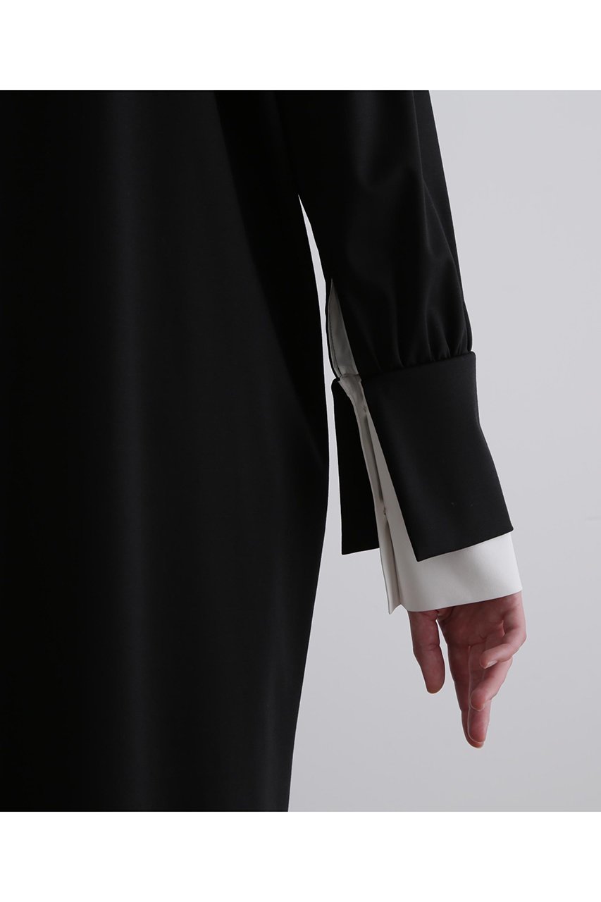 【ル フィル/LE PHIL】のマットダンボールコンビワンピース 人気、トレンドファッション・服の通販 founy(ファニー) 　ファッション　Fashion　レディースファッション　Fashion for Women　ワンピース　Dresses　チュニック　Tunic Tops & Dresses　2025年　2025　2025-2026秋冬・A/W　Autumn/Winter 2025–26 AW25–26　カフス　Cuff Design　コンパクト　Compact, Small Size　シンプル　Simple, Minimal　スタンダード　Standard, Basic　チュニック　Tunic, Long Top　フォルム　Silhouette, Form　ロング　Long, Long-Length　定番　Standard, Basic Item　A/W・秋冬　Autumn/Winter　other-7|ID: prp329100004640133 ipo3291000000033449928