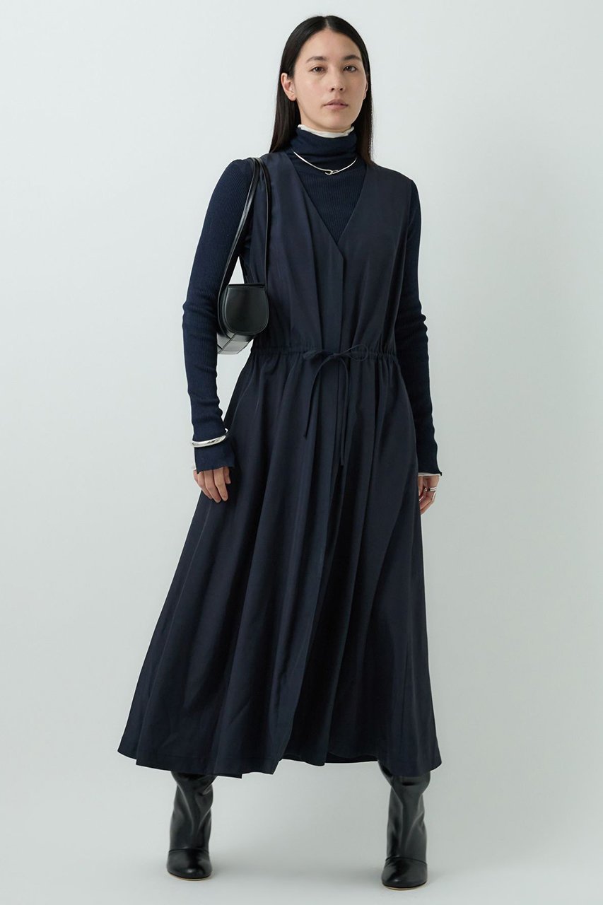 【カオス/Chaos】のシルファワンピース インテリア・キッズ・メンズ・レディースファッション・服の通販 founy(ファニー) 　ファッション　Fashion　レディースファッション　Fashion for Women　ワンピース　Dresses　チュニック　Tunic Tops & Dresses　おすすめ　Recommended / Our Picks　インナー　Innerwear　カットソー　Cut and Sewn Top　チュニック　Tunic, Long Top　ノースリーブ　Sleeveless, No-Sleeve　ロング　Long, Long-Length　エレガント 上品　Elegant　秋　Autumn　ネイビー|ID: prp329100004640135 ipo3291000000035534626
