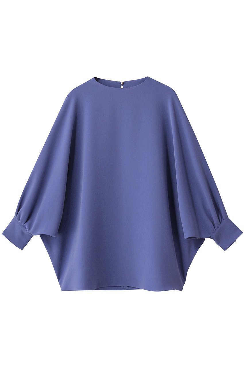 【エムフィル/M Fil】のトリアセ マントブラウス インテリア・キッズ・メンズ・レディースファッション・服の通販 founy(ファニー) 　ファッション　Fashion　レディースファッション　Fashion for Women　トップス・カットソー　Cut & Sew Tops　シャツ・ブラウス・オフィスカジュアル　Elegant Blouses & Button-Ups　2025年　2025　2025-2026秋冬・A/W　Autumn/Winter 2025–26 AW25–26　シンプル　Simple, Minimal　スリーブ　Sleeve, Long Sleeve / Short Sleeve　ロング　Long, Long-Length　エレガント 上品　Elegant　A/W・秋冬　Autumn/Winter　ラベンダー|ID: prp329100004640142 ipo3291000000033449985