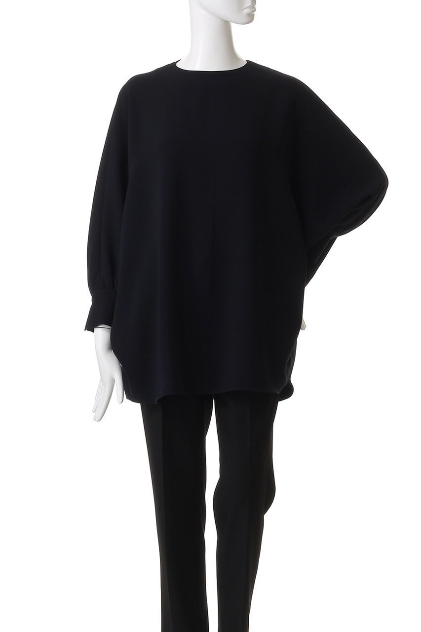 【エムフィル/M Fil】のトリアセ マントブラウス 人気、トレンドファッション・服の通販 founy(ファニー) 　ファッション　Fashion　レディースファッション　Fashion for Women　トップス・カットソー　Cut & Sew Tops　シャツ・ブラウス・オフィスカジュアル　Elegant Blouses & Button-Ups　シンプル　Simple, Minimal　スリーブ　Sleeve, Long Sleeve / Short Sleeve　ロング　Long, Long-Length　エレガント 上品　Elegant　other-2|ID: prp329100004640142 ipo3291000000035362472