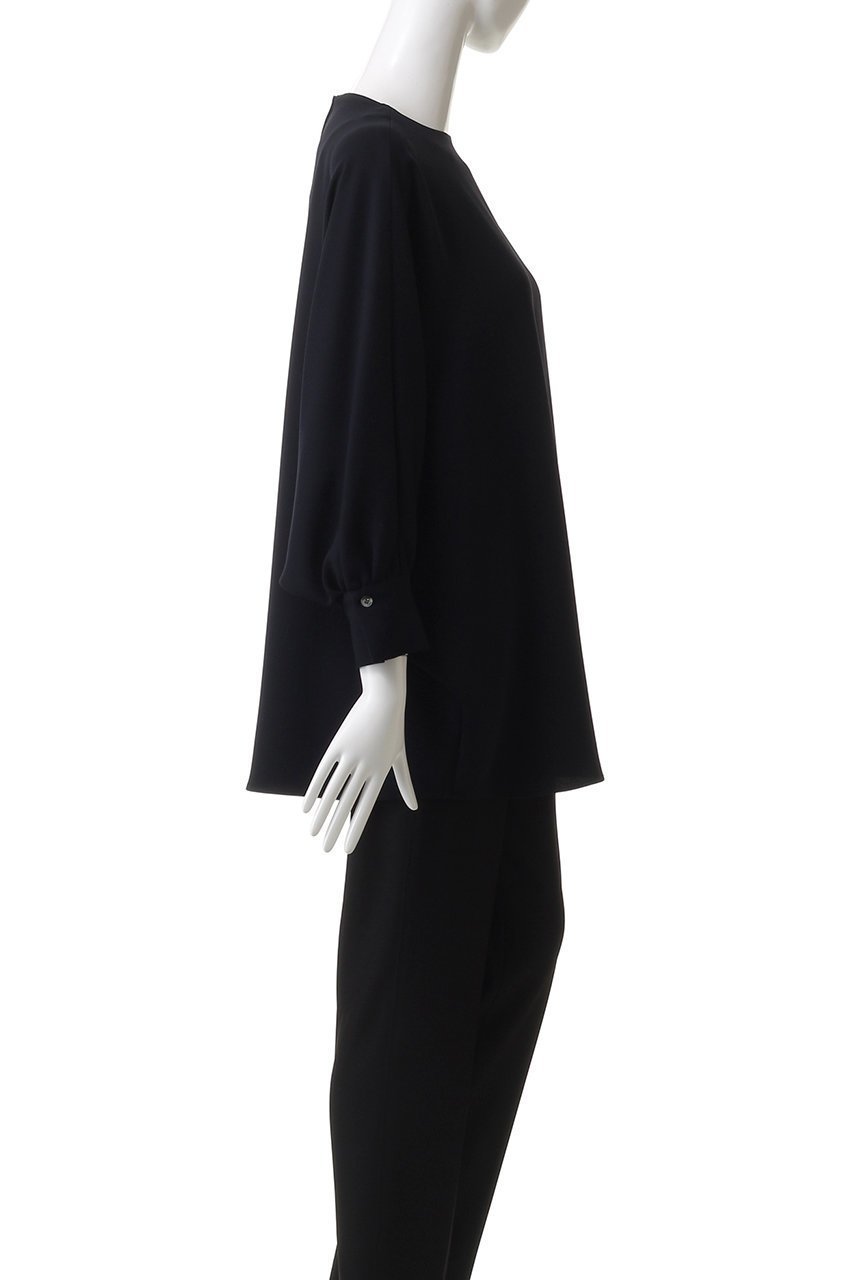 【エムフィル/M Fil】のトリアセ マントブラウス 人気、トレンドファッション・服の通販 founy(ファニー) 　ファッション　Fashion　レディースファッション　Fashion for Women　トップス・カットソー　Cut & Sew Tops　シャツ・ブラウス・オフィスカジュアル　Elegant Blouses & Button-Ups　シンプル　Simple, Minimal　スリーブ　Sleeve, Long Sleeve / Short Sleeve　ロング　Long, Long-Length　エレガント 上品　Elegant　other-3|ID: prp329100004640142 ipo3291000000035362473