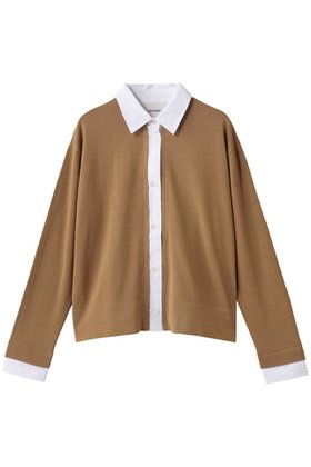 【アダワス/ADAWAS】 LAYERED-DETAIL シャツ人気、トレンドファッション・服の通販 founy(ファニー) ファッション Fashion レディースファッション Fashion for Women トップス・カットソー Cut & Sew Tops シャツ・ブラウス・オフィスカジュアル Elegant Blouses & Button-Ups 2025年 2025 2025-2026秋冬・A/W Autumn/Winter 2025–26 AW25–26 カフス Cuff Design コンパクト Compact, Small Size スリーブ Sleeve, Long Sleeve / Short Sleeve タイプライター Typewriter Fabric, Crisp Cotton ロング Long, Long-Length A/W・秋冬 Autumn/Winter |ID:prp329100004640144