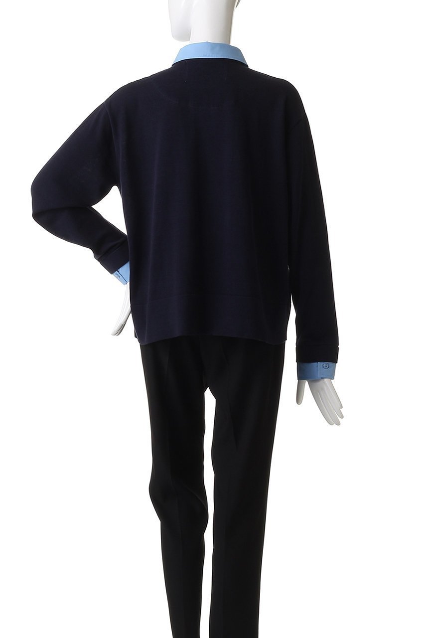 【アダワス/ADAWAS】のLAYERED-DETAIL シャツ 人気、トレンドファッション・服の通販 founy(ファニー) 　ファッション　Fashion　レディースファッション　Fashion for Women　トップス・カットソー　Cut & Sew Tops　シャツ・ブラウス・オフィスカジュアル　Elegant Blouses & Button-Ups　2025年　2025　2025-2026秋冬・A/W　Autumn/Winter 2025–26 AW25–26　カフス　Cuff Design　コンパクト　Compact, Small Size　スリーブ　Sleeve, Long Sleeve / Short Sleeve　タイプライター　Typewriter Fabric, Crisp Cotton　ロング　Long, Long-Length　A/W・秋冬　Autumn/Winter　other-4|ID: prp329100004640144 ipo3291000000033450002