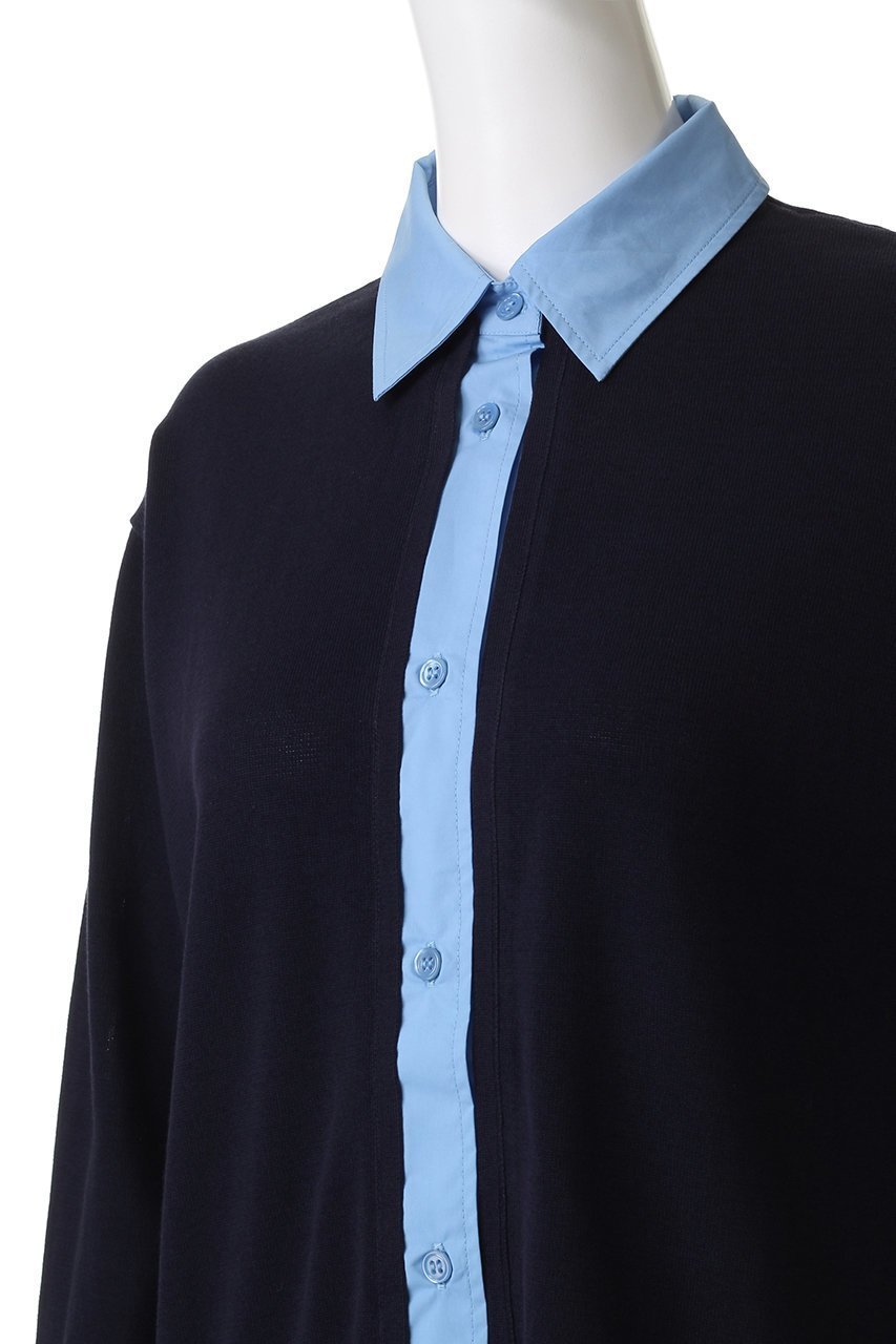 【アダワス/ADAWAS】のLAYERED-DETAIL シャツ 人気、トレンドファッション・服の通販 founy(ファニー) 　ファッション　Fashion　レディースファッション　Fashion for Women　トップス・カットソー　Cut & Sew Tops　シャツ・ブラウス・オフィスカジュアル　Elegant Blouses & Button-Ups　2025年　2025　2025-2026秋冬・A/W　Autumn/Winter 2025–26 AW25–26　カフス　Cuff Design　コンパクト　Compact, Small Size　スリーブ　Sleeve, Long Sleeve / Short Sleeve　タイプライター　Typewriter Fabric, Crisp Cotton　ロング　Long, Long-Length　A/W・秋冬　Autumn/Winter　other-5|ID: prp329100004640144 ipo3291000000033450003