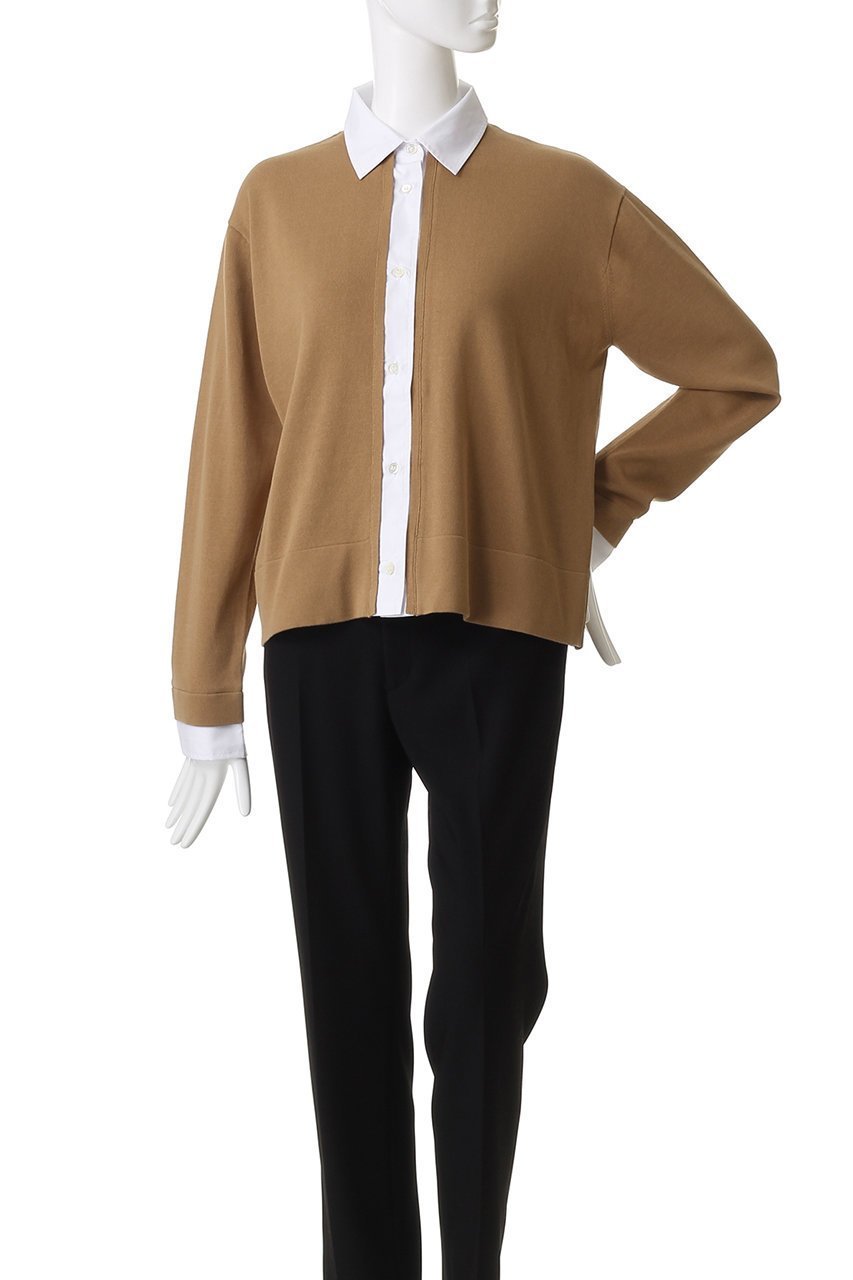 【アダワス/ADAWAS】のLAYERED-DETAIL シャツ 人気、トレンドファッション・服の通販 founy(ファニー) 　ファッション　Fashion　レディースファッション　Fashion for Women　トップス・カットソー　Cut & Sew Tops　シャツ・ブラウス・オフィスカジュアル　Elegant Blouses & Button-Ups　カフス　Cuff Design　コンパクト　Compact, Small Size　スリーブ　Sleeve, Long Sleeve / Short Sleeve　タイプライター　Typewriter Fabric, Crisp Cotton　ロング　Long, Long-Length　other-2|ID: prp329100004640144 ipo3291000000035482029