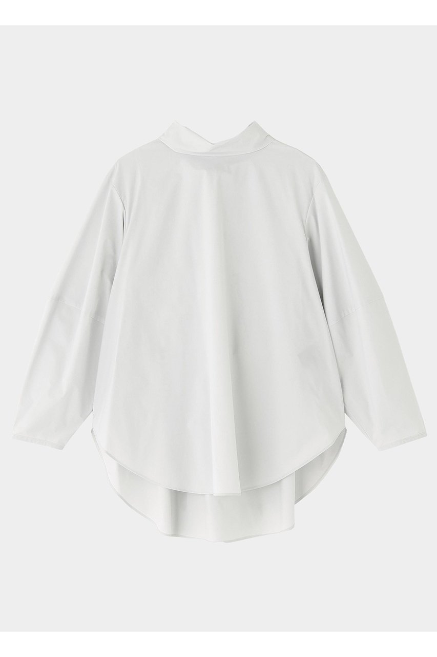 【ル フィル/LE PHIL】のSOLOTEXブロードボウタイブラウス インテリア・キッズ・メンズ・レディースファッション・服の通販 founy(ファニー) 　ファッション　Fashion　レディースファッション　Fashion for Women　トップス・カットソー　Cut & Sew Tops　シャツ・ブラウス・オフィスカジュアル　Elegant Blouses & Button-Ups　エレガント 上品　Elegant　シンプル　Simple, Minimal　スラックス　Slacks, Dress Pants　スリーブ　Sleeve, Long Sleeve / Short Sleeve　デニム　Denim, Jeans Material　ビッグ　Big, Oversized　フェミニン　Feminine, Girly　フォルム　Silhouette, Form　ロング　Long, Long-Length　人気　Popular, Best Seller　定番　Standard, Basic Item　グレー|ID: prp329100004640147 ipo3291000000033745173