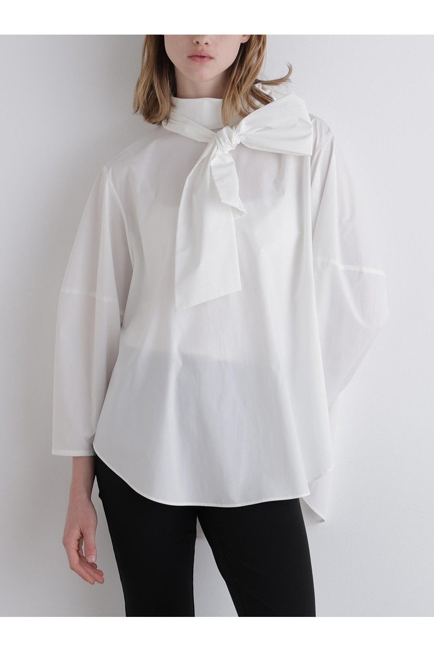 【ル フィル/LE PHIL】のSOLOTEXブロードボウタイブラウス 人気、トレンドファッション・服の通販 founy(ファニー) 　ファッション　Fashion　レディースファッション　Fashion for Women　トップス・カットソー　Cut & Sew Tops　シャツ・ブラウス・オフィスカジュアル　Elegant Blouses & Button-Ups　エレガント 上品　Elegant　シンプル　Simple, Minimal　スラックス　Slacks, Dress Pants　スリーブ　Sleeve, Long Sleeve / Short Sleeve　デニム　Denim, Jeans Material　フォルム　Silhouette, Form　ロング　Long, Long-Length　人気　Popular, Best Seller　定番　Standard, Basic Item　新作・新入荷　New Arrivals / New In　other-2|ID: prp329100004640147 ipo3291000000034826256