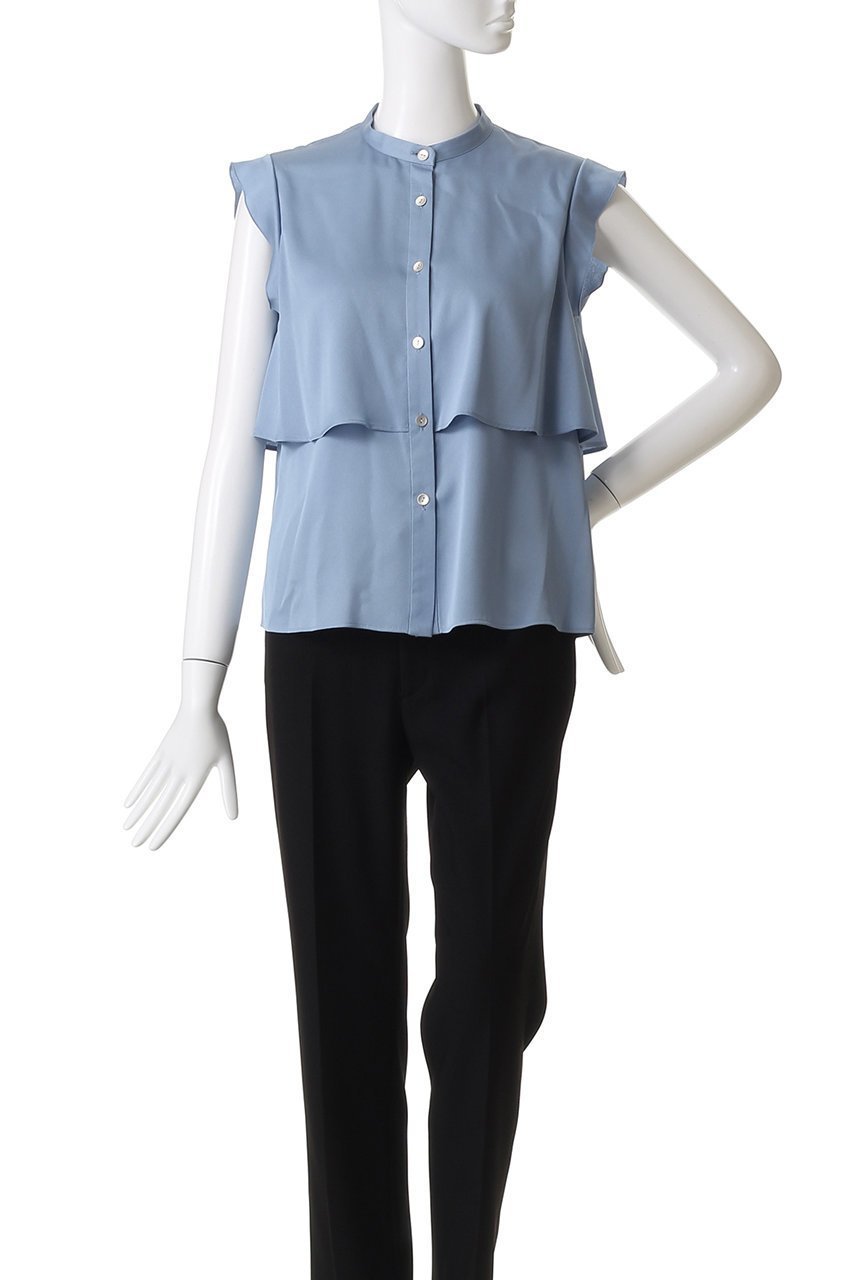 【アナイ/ANAYI】のバックサテンノースリーブブラウス 人気、トレンドファッション・服の通販 founy(ファニー) ファッション Fashion レディースファッション Fashion for Women トップス・カットソー Cut & Sew Tops キャミソール&ノースリーブ Camisoles & Sleeveless Tops シャツ・ブラウス・オフィスカジュアル Elegant Blouses & Button-Ups バッグ Bags サテン Satin, Glossy Fabric スタンド Stand Collar, Upright Stand ノースリーブ Sleeveless, No-Sleeve other-2|ID: prp329100004640148 ipo3291000000035879600