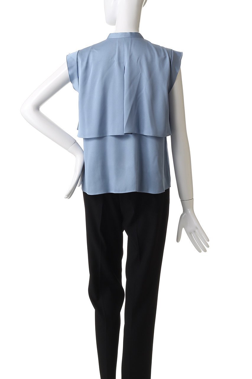 【アナイ/ANAYI】のバックサテンノースリーブブラウス 人気、トレンドファッション・服の通販 founy(ファニー) ファッション Fashion レディースファッション Fashion for Women トップス・カットソー Cut & Sew Tops キャミソール&ノースリーブ Camisoles & Sleeveless Tops シャツ・ブラウス・オフィスカジュアル Elegant Blouses & Button-Ups バッグ Bags サテン Satin, Glossy Fabric スタンド Stand Collar, Upright Stand ノースリーブ Sleeveless, No-Sleeve other-4|ID: prp329100004640148 ipo3291000000035879602