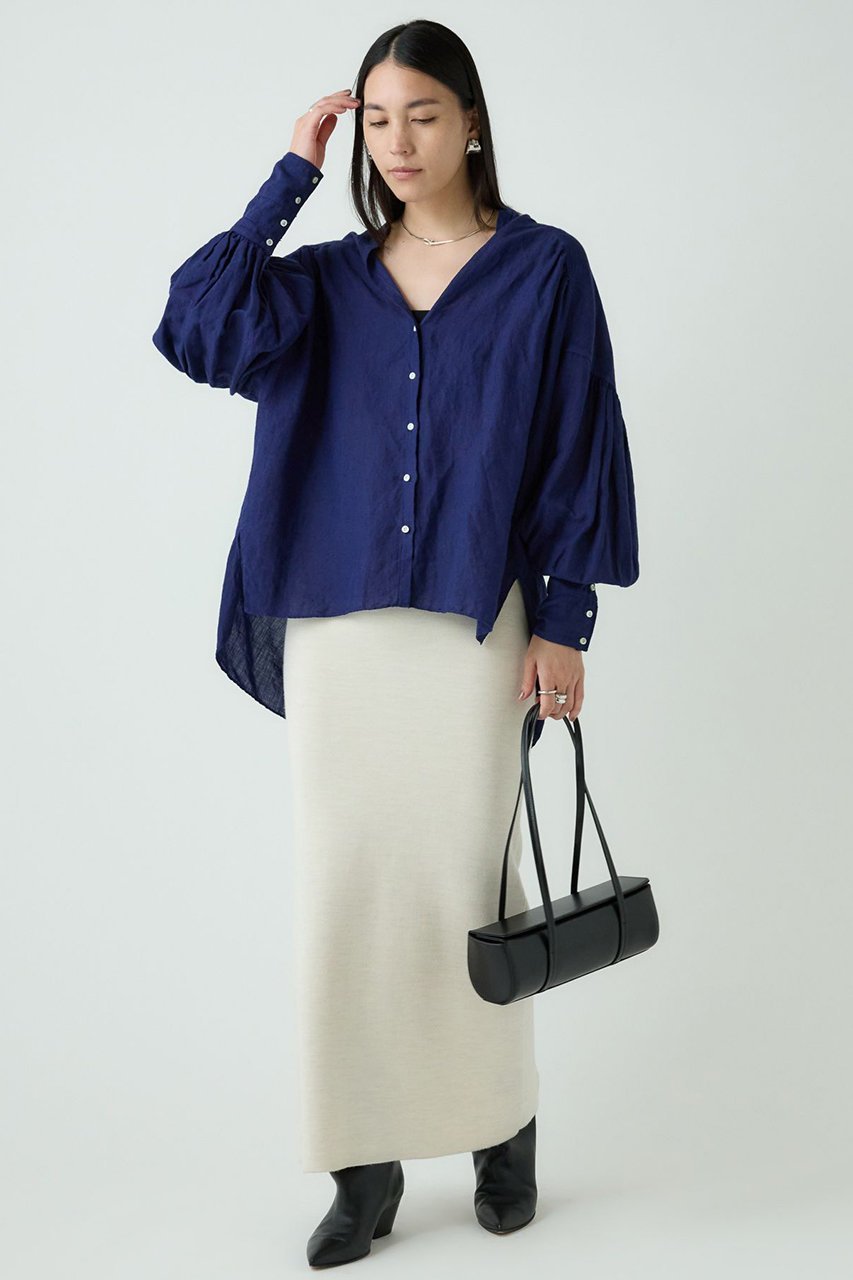 【カオス/Chaos】のブランシェブラウス 2025AW 人気、トレンドファッション・服の通販 founy(ファニー) 　ファッション　Fashion　レディースファッション　Fashion for Women　トップス・カットソー　Cut & Sew Tops　シャツ・ブラウス・オフィスカジュアル　Elegant Blouses & Button-Ups　カフス　Cuff Design　ショルダー　Shoulder, Shoulder Strap　スリーブ　Sleeve, Long Sleeve / Short Sleeve　定番　Standard, Basic Item　バランス　Balance, Style Balance　フランス　France, French　フレンチ　French, French Style　リネン　Linen, Linen Fabric　ロング　Long, Long-Length　ワイド　Wide, Wide Fit　ワッシャー　Washer, Crinkled Finish　A/W・秋冬　Autumn/Winter　おすすめ　Recommended / Our Picks　2025年　2025　2025-2026秋冬・A/W　Autumn/Winter 2025–26 AW25–26　other-2|ID: prp329100004640151 ipo3291000000033450054