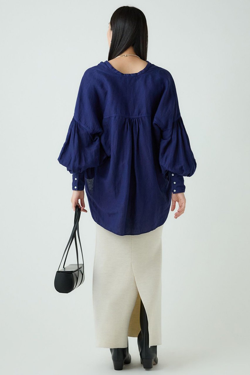 【カオス/Chaos】のブランシェブラウス 2025AW 人気、トレンドファッション・服の通販 founy(ファニー) 　ファッション　Fashion　レディースファッション　Fashion for Women　トップス・カットソー　Cut & Sew Tops　シャツ・ブラウス・オフィスカジュアル　Elegant Blouses & Button-Ups　カフス　Cuff Design　ショルダー　Shoulder, Shoulder Strap　スリーブ　Sleeve, Long Sleeve / Short Sleeve　定番　Standard, Basic Item　バランス　Balance, Style Balance　フランス　France, French　フレンチ　French, French Style　リネン　Linen, Linen Fabric　ロング　Long, Long-Length　ワイド　Wide, Wide Fit　ワッシャー　Washer, Crinkled Finish　A/W・秋冬　Autumn/Winter　おすすめ　Recommended / Our Picks　2025年　2025　2025-2026秋冬・A/W　Autumn/Winter 2025–26 AW25–26　other-4|ID: prp329100004640151 ipo3291000000033450056