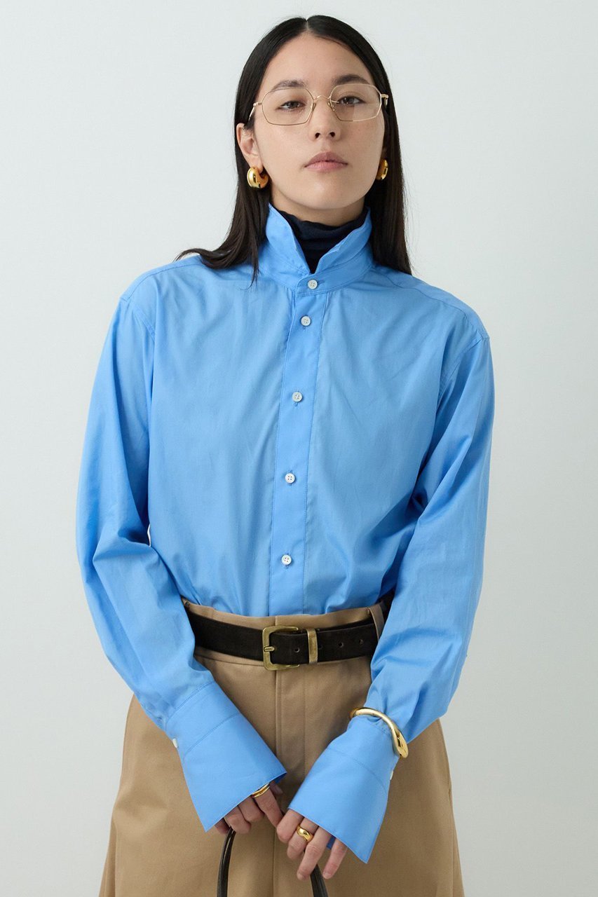 【カオス/Chaos】のプローヴシャツ インテリア・キッズ・メンズ・レディースファッション・服の通販 founy(ファニー) 　ファッション　Fashion　レディースファッション　Fashion for Women　トップス・カットソー　Cut & Sew Tops　シャツ・ブラウス・オフィスカジュアル　Elegant Blouses & Button-Ups　おすすめ　Recommended / Our Picks　なめらか　Smooth, Silky Texture　インナー　Innerwear　コンパクト　Compact, Small Size　シルク　Silk, 100% Silk　ジャケット　Jacket, Outerwear　スリーブ　Sleeve, Long Sleeve / Short Sleeve　ロング　Long, Long-Length　ワイヤー　Wire, Wired Bra　サックス|ID: prp329100004640152 ipo3291000000035798182