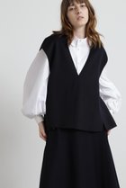 【ヒューエルミュージアム/hueLe Museum】の【STUMBLY】Back Peplum Gilet BL ネイビー|ID: prp329100004640155 ipo3291000000035798231