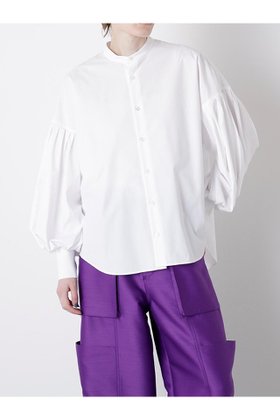 【ヒューエルミュージアム/hueLe Museum】の【STUMBLY】New Volume Sleeve Shirts 人気、トレンドファッション・服の通販 founy(ファニー) ファッション Fashion レディースファッション Fashion for Women トップス・カットソー Cut & Sew Tops シャツ・ブラウス・オフィスカジュアル Elegant Blouses & Button-Ups ボリューム袖・フリルスリーブブラウス Voluminous & Ruffle Sleeves / Puffy Sleeve Tops 2025年 2025 2025-2026秋冬・A/W Autumn/Winter 2025–26 AW25–26 カフス Cuff Design ギャザー Gathered, Ruffled クラシカル Classical, Vintage-Inspired スタンダード Standard, Basic スリーブ Sleeve, Long Sleeve / Short Sleeve タイプライター Typewriter Fabric, Crisp Cotton ドロップ Drop Shoulder, Dropped Style マニッシュ Mannish, Boyish ロング Long, Long-Length エレガント 上品 Elegant A/W・秋冬 Autumn/Winter |ID:prp329100004640156