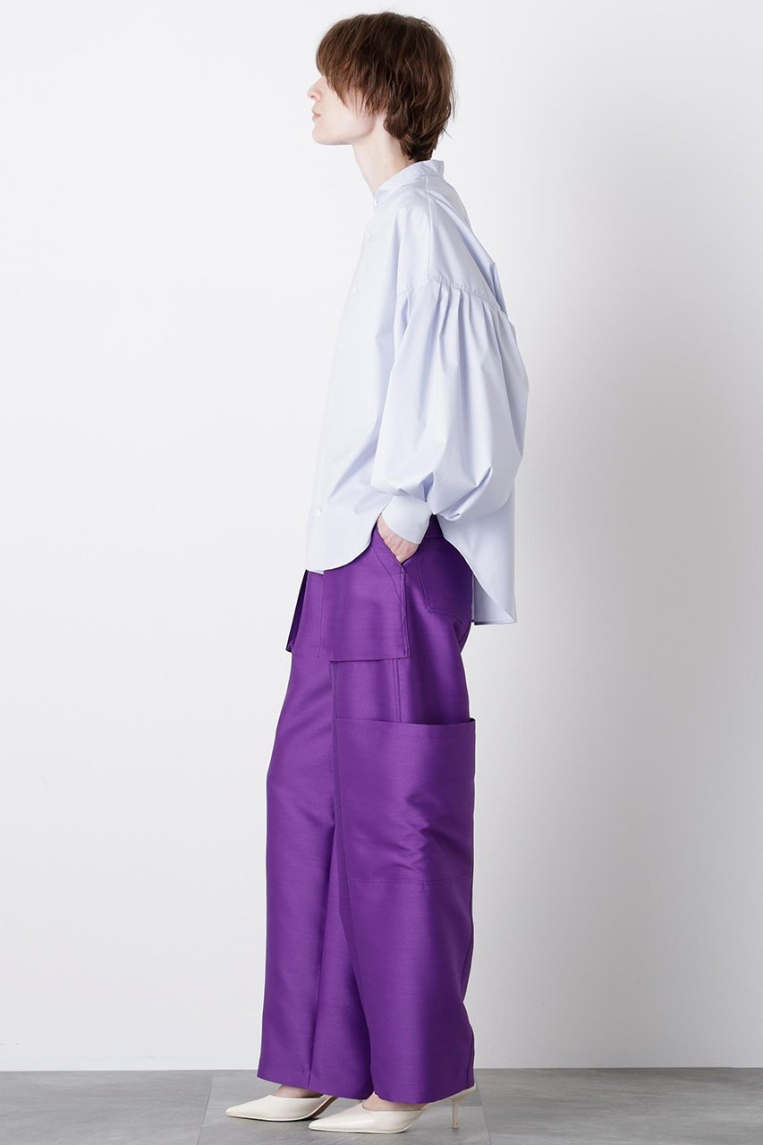 【ヒューエルミュージアム/hueLe Museum】の【STUMBLY】New Volume Sleeve Shirts 人気、トレンドファッション・服の通販 founy(ファニー) 　ファッション　Fashion　レディースファッション　Fashion for Women　トップス・カットソー　Cut & Sew Tops　シャツ・ブラウス・オフィスカジュアル　Elegant Blouses & Button-Ups　ボリューム袖・フリルスリーブブラウス　Voluminous & Ruffle Sleeves / Puffy Sleeve Tops　2025年　2025　2025-2026秋冬・A/W　Autumn/Winter 2025–26 AW25–26　カフス　Cuff Design　ギャザー　Gathered, Ruffled　クラシカル　Classical, Vintage-Inspired　スタンダード　Standard, Basic　スリーブ　Sleeve, Long Sleeve / Short Sleeve　タイプライター　Typewriter Fabric, Crisp Cotton　ドロップ　Drop Shoulder, Dropped Style　マニッシュ　Mannish, Boyish　ロング　Long, Long-Length　エレガント 上品　Elegant　A/W・秋冬　Autumn/Winter　other-3|ID: prp329100004640156 ipo3291000000033450109