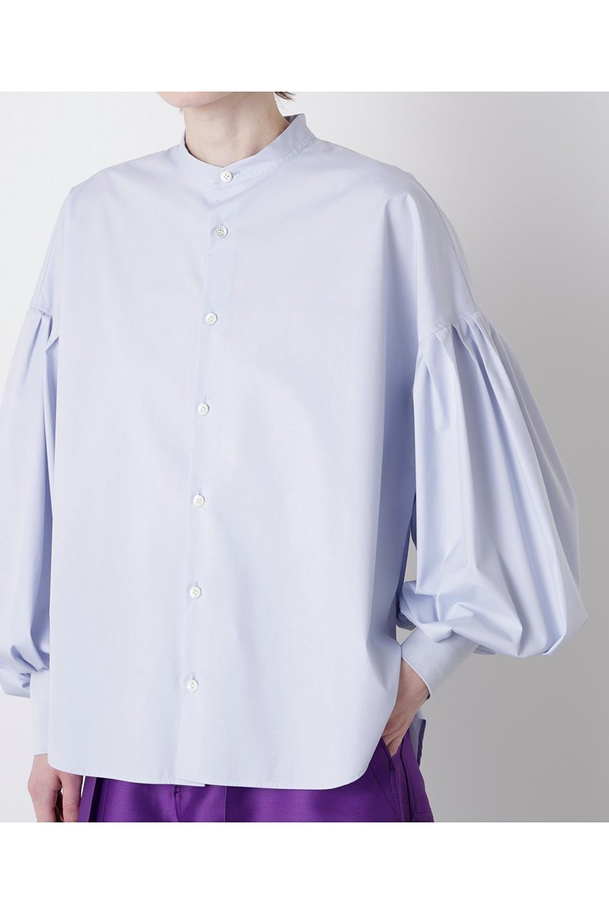 【ヒューエルミュージアム/hueLe Museum】の【STUMBLY】New Volume Sleeve Shirts 人気、トレンドファッション・服の通販 founy(ファニー) 　ファッション　Fashion　レディースファッション　Fashion for Women　トップス・カットソー　Cut & Sew Tops　シャツ・ブラウス・オフィスカジュアル　Elegant Blouses & Button-Ups　ボリューム袖・フリルスリーブブラウス　Voluminous & Ruffle Sleeves / Puffy Sleeve Tops　2025年　2025　2025-2026秋冬・A/W　Autumn/Winter 2025–26 AW25–26　カフス　Cuff Design　ギャザー　Gathered, Ruffled　クラシカル　Classical, Vintage-Inspired　スタンダード　Standard, Basic　スリーブ　Sleeve, Long Sleeve / Short Sleeve　タイプライター　Typewriter Fabric, Crisp Cotton　ドロップ　Drop Shoulder, Dropped Style　マニッシュ　Mannish, Boyish　ロング　Long, Long-Length　エレガント 上品　Elegant　A/W・秋冬　Autumn/Winter　other-6|ID: prp329100004640156 ipo3291000000033450112