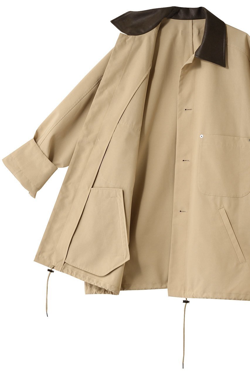 【ヴァシュモン/VACHEMENT】のリサイクルシェルタフタ はっ水 クレリック コート 人気、トレンドファッション・服の通販 founy(ファニー) 　ファッション　Fashion　レディースファッション　Fashion for Women　アウター　Coat / Outerwear Collection　コート・ロングコート・ピーコート　Long Coats, Peacoats & More　2025年　2025　2025-2026秋冬・A/W　Autumn/Winter 2025–26 AW25–26　ショート　Short, Short Length　タフタ　Taffeta, Structured Fabric　トレンド　Trend, Trending Now　ポケット　Pocket, Pocket Detail　定番　Standard, Basic Item　A/W・秋冬　Autumn/Winter　other-6|ID: prp329100004640160 ipo3291000000033450138