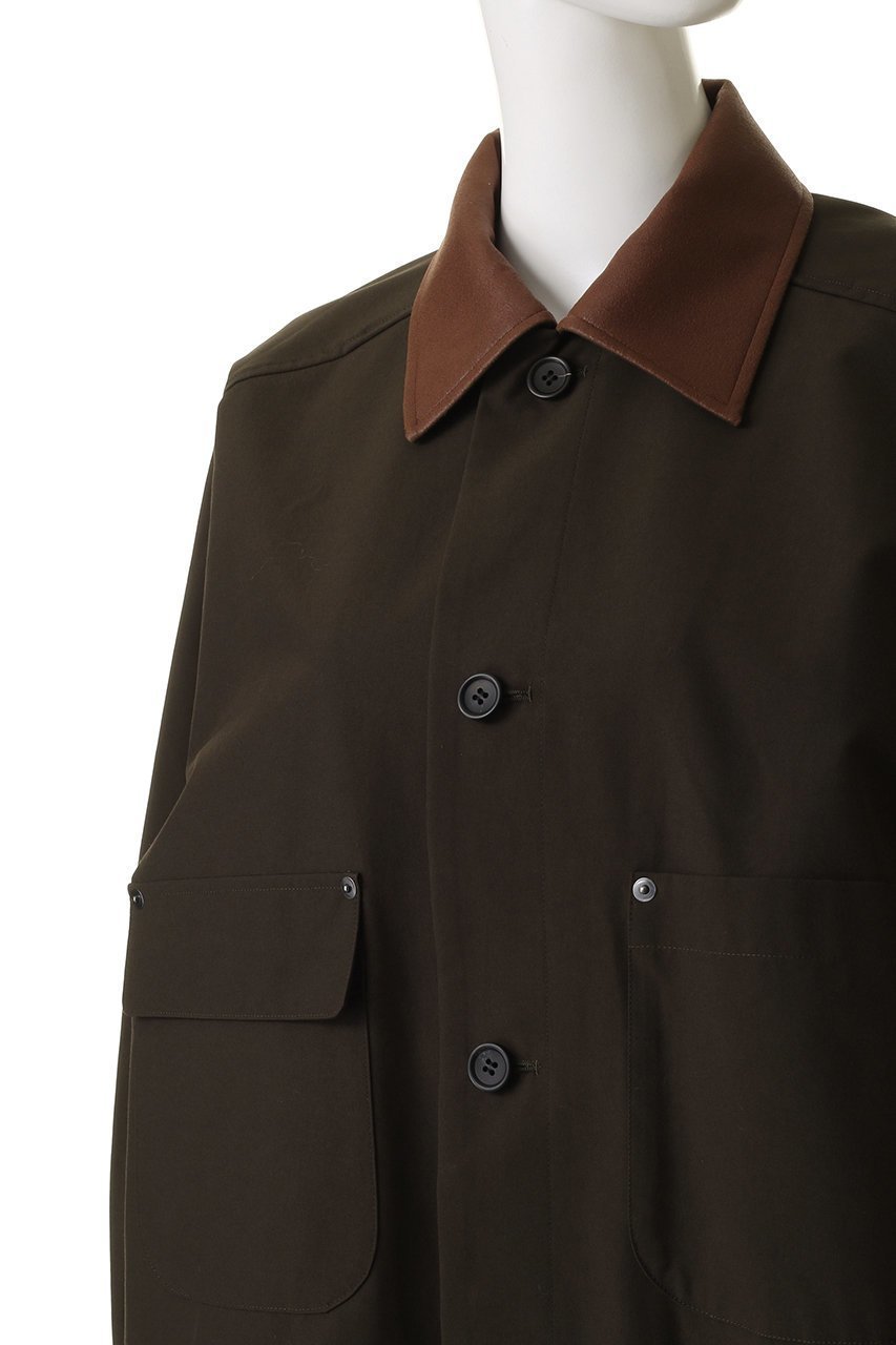 【ヴァシュモン/VACHEMENT】のリサイクルシェルタフタ はっ水 クレリック コート 人気、トレンドファッション・服の通販 founy(ファニー) 　ファッション　Fashion　レディースファッション　Fashion for Women　アウター　Coat / Outerwear Collection　コート・ロングコート・ピーコート　Long Coats, Peacoats & More　ショート　Short, Short Length　タフタ　Taffeta, Structured Fabric　トレンド　Trend, Trending Now　ポケット　Pocket, Pocket Detail　定番　Standard, Basic Item　other-5|ID: prp329100004640160 ipo3291000000035299674