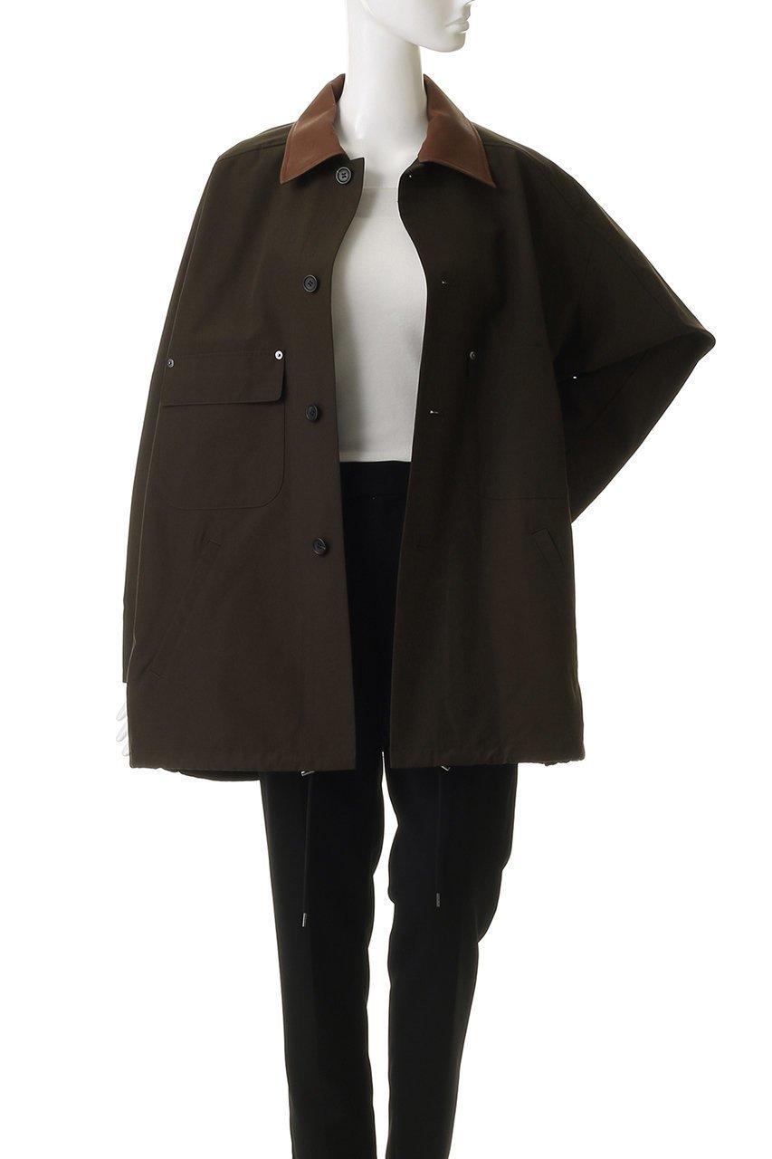 【ヴァシュモン/VACHEMENT】のリサイクルシェルタフタ はっ水 クレリック コート 人気、トレンドファッション・服の通販 founy(ファニー) 　ファッション　Fashion　レディースファッション　Fashion for Women　アウター　Coat / Outerwear Collection　コート・ロングコート・ピーコート　Long Coats, Peacoats & More　ショート　Short, Short Length　タフタ　Taffeta, Structured Fabric　トレンド　Trend, Trending Now　ポケット　Pocket, Pocket Detail　定番　Standard, Basic Item　other-8|ID: prp329100004640160 ipo3291000000035299680