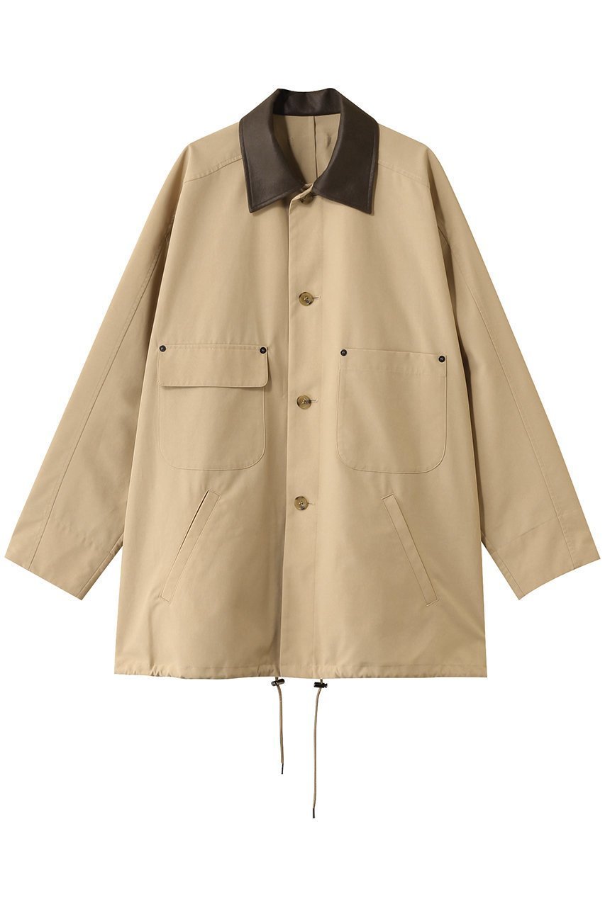 【ヴァシュモン/VACHEMENT】のリサイクルシェルタフタ はっ水 クレリック コート 人気、トレンドファッション・服の通販 founy(ファニー) 　ファッション　Fashion　レディースファッション　Fashion for Women　アウター　Coat / Outerwear Collection　コート・ロングコート・ピーコート　Long Coats, Peacoats & More　ショート　Short, Short Length　タフタ　Taffeta, Structured Fabric　トレンド　Trend, Trending Now　ポケット　Pocket, Pocket Detail　定番　Standard, Basic Item　 other-1|ID: prp329100004640160 ipo3291000000036564611